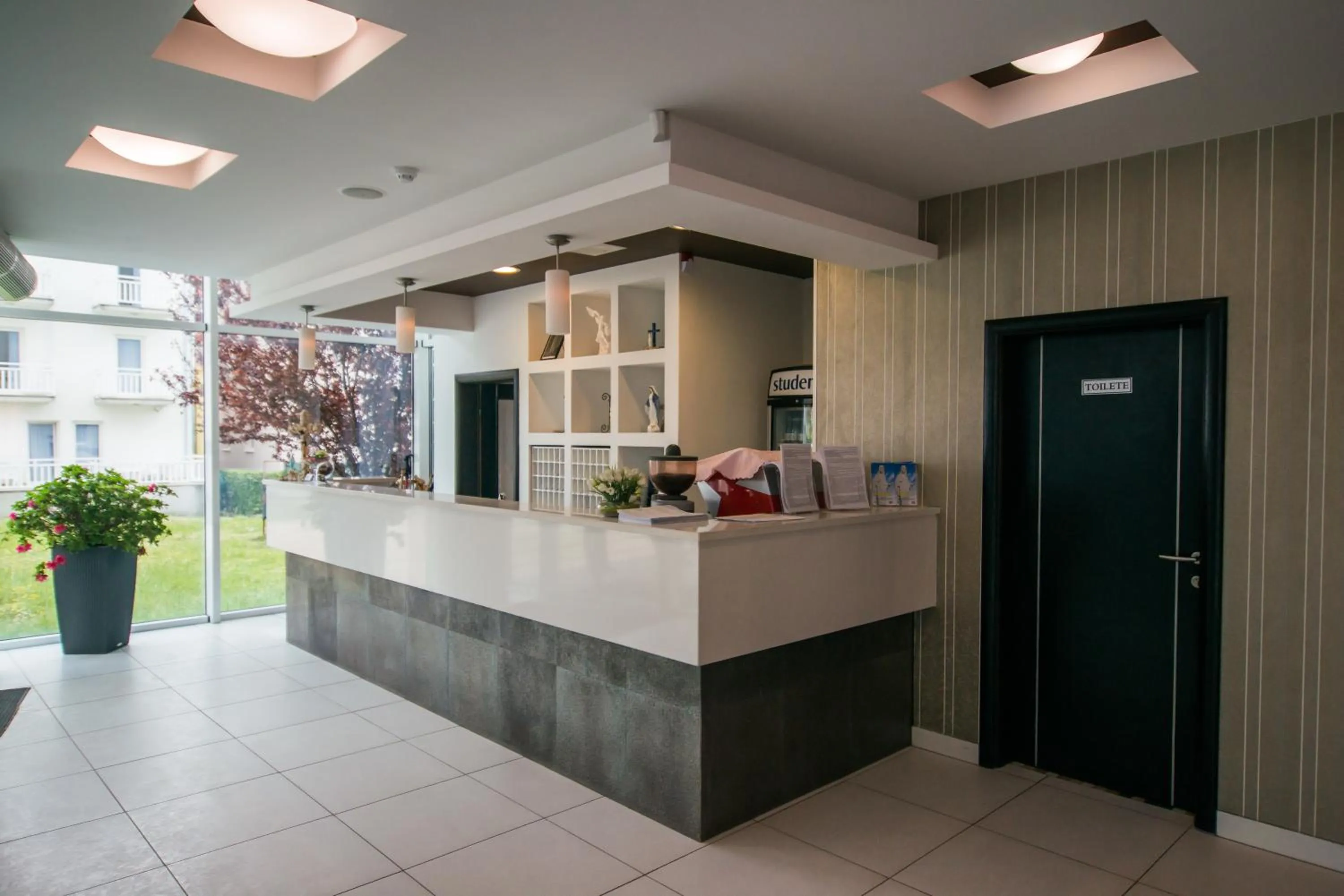 Lobby or reception in Hotel Lux