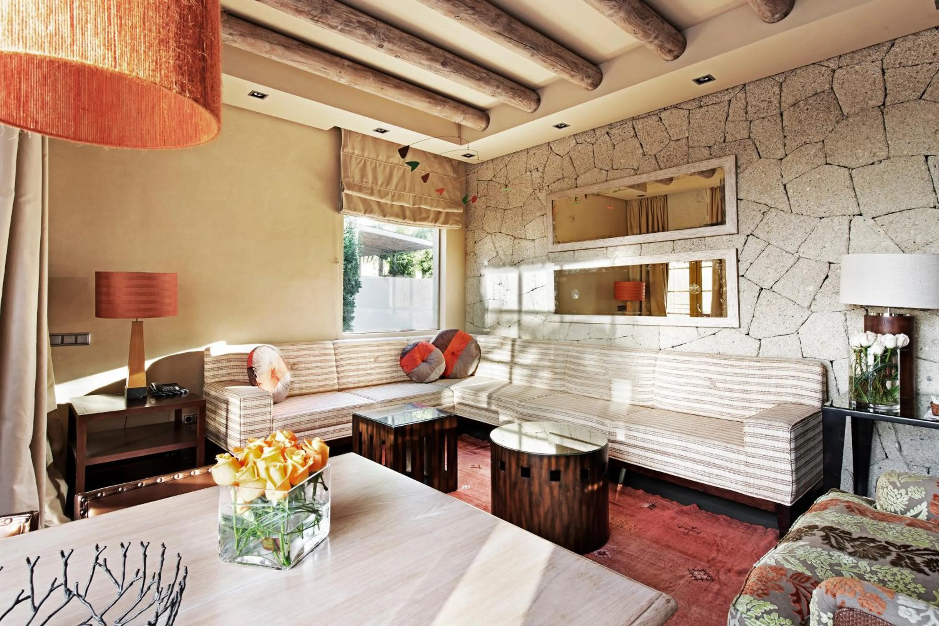 Living room in The Villas at Bahia del Duque