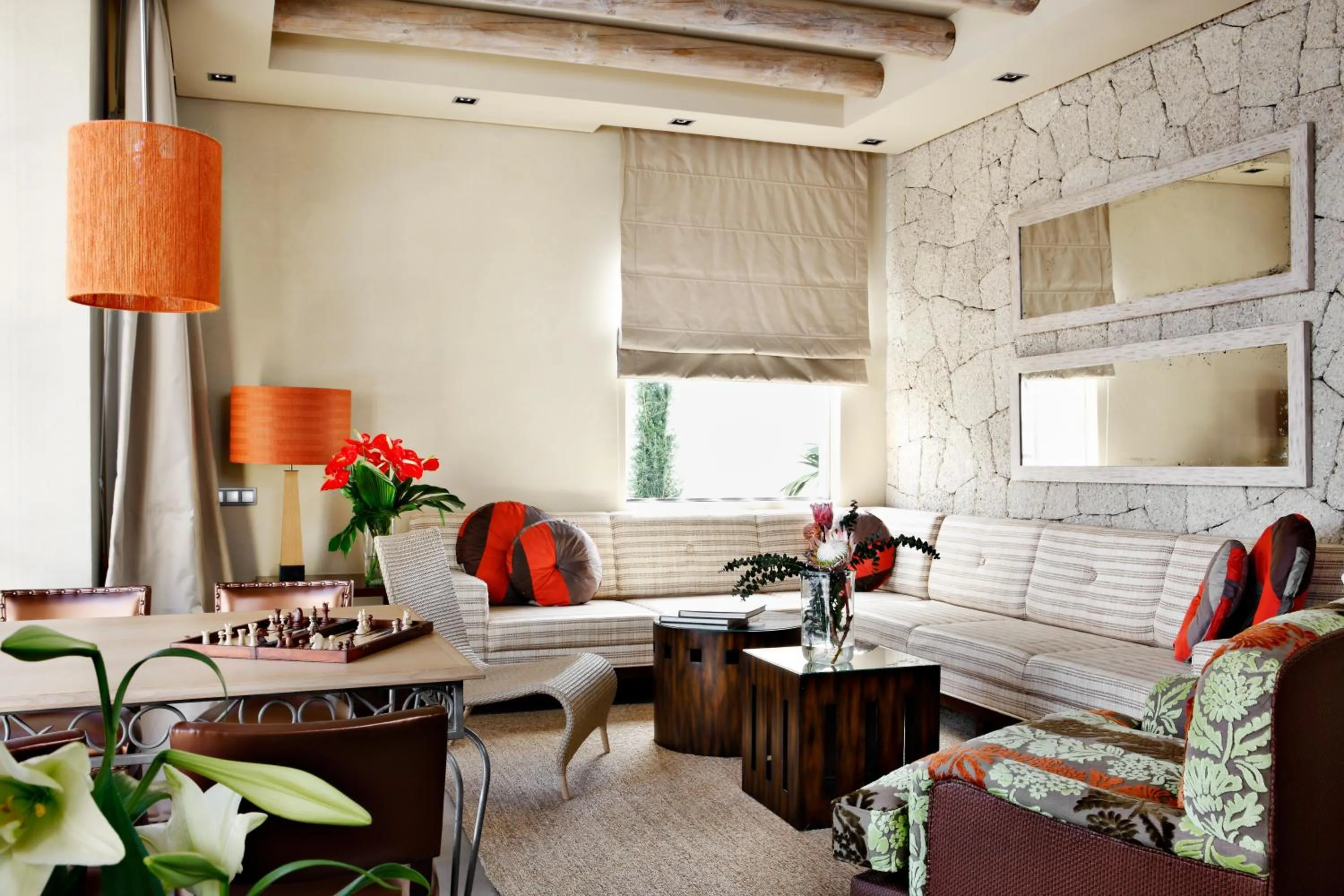 Living room in The Villas at Bahia del Duque