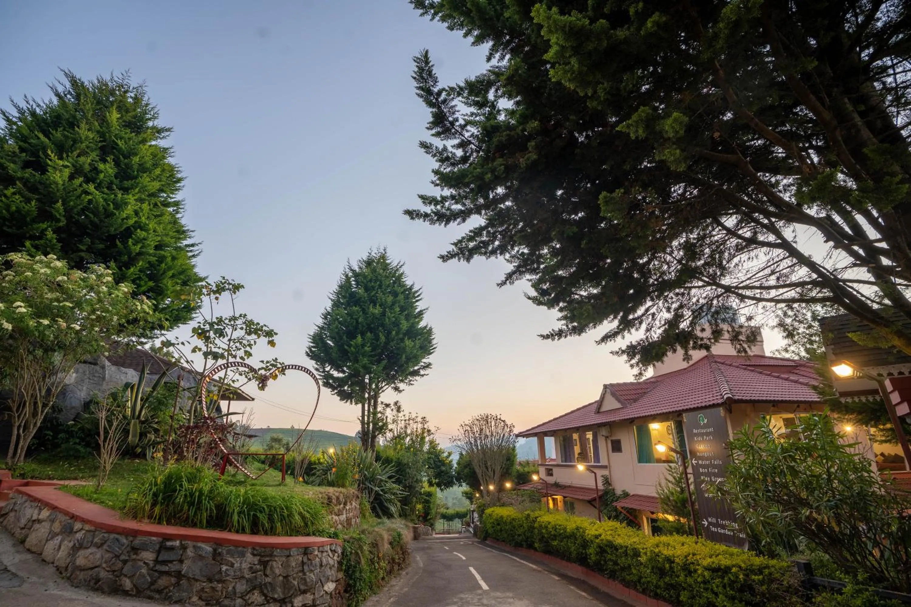 Property building in Green Nest Resort Ooty