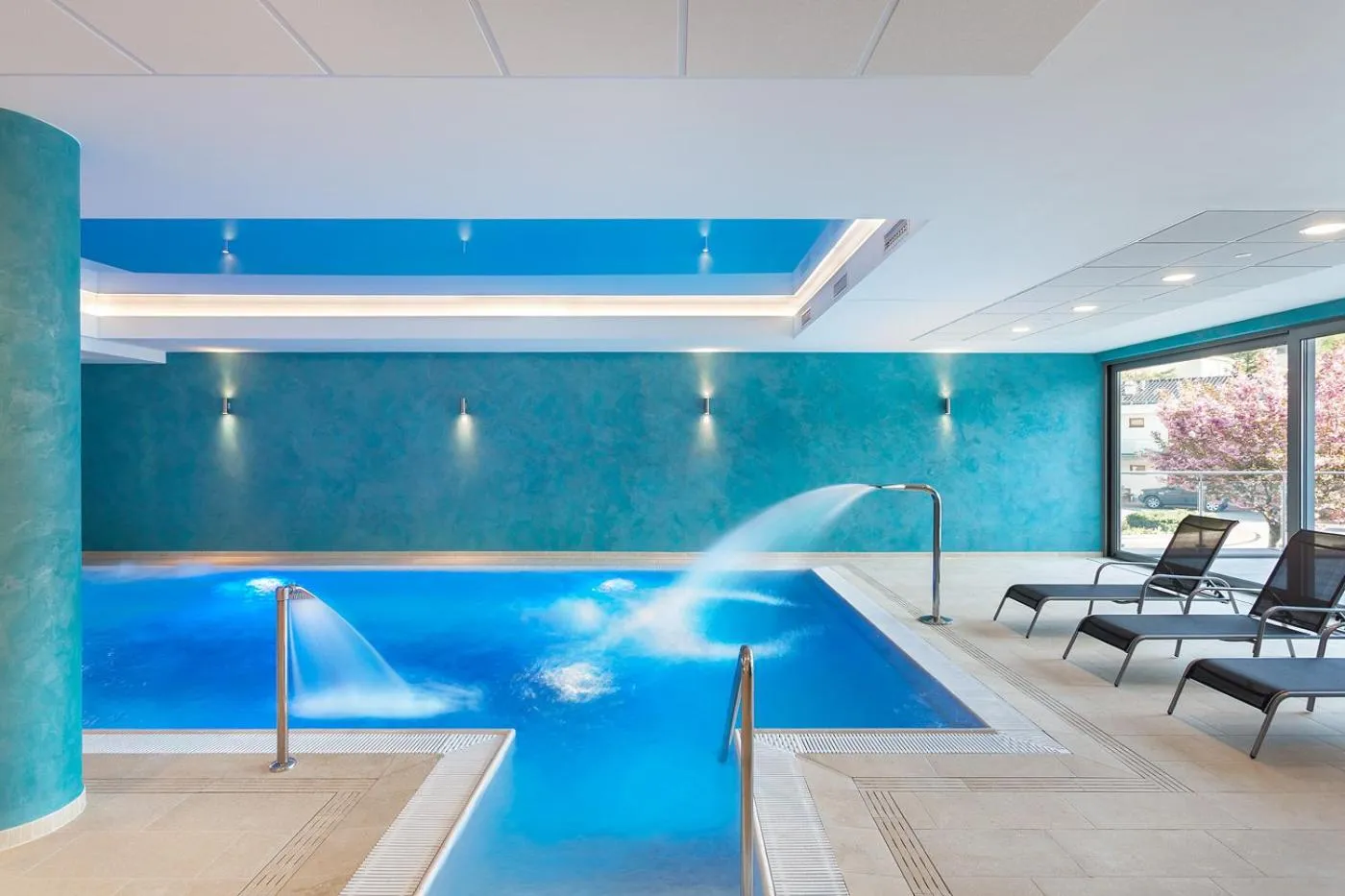 Swimming pool in Wellness Hotel Panorama