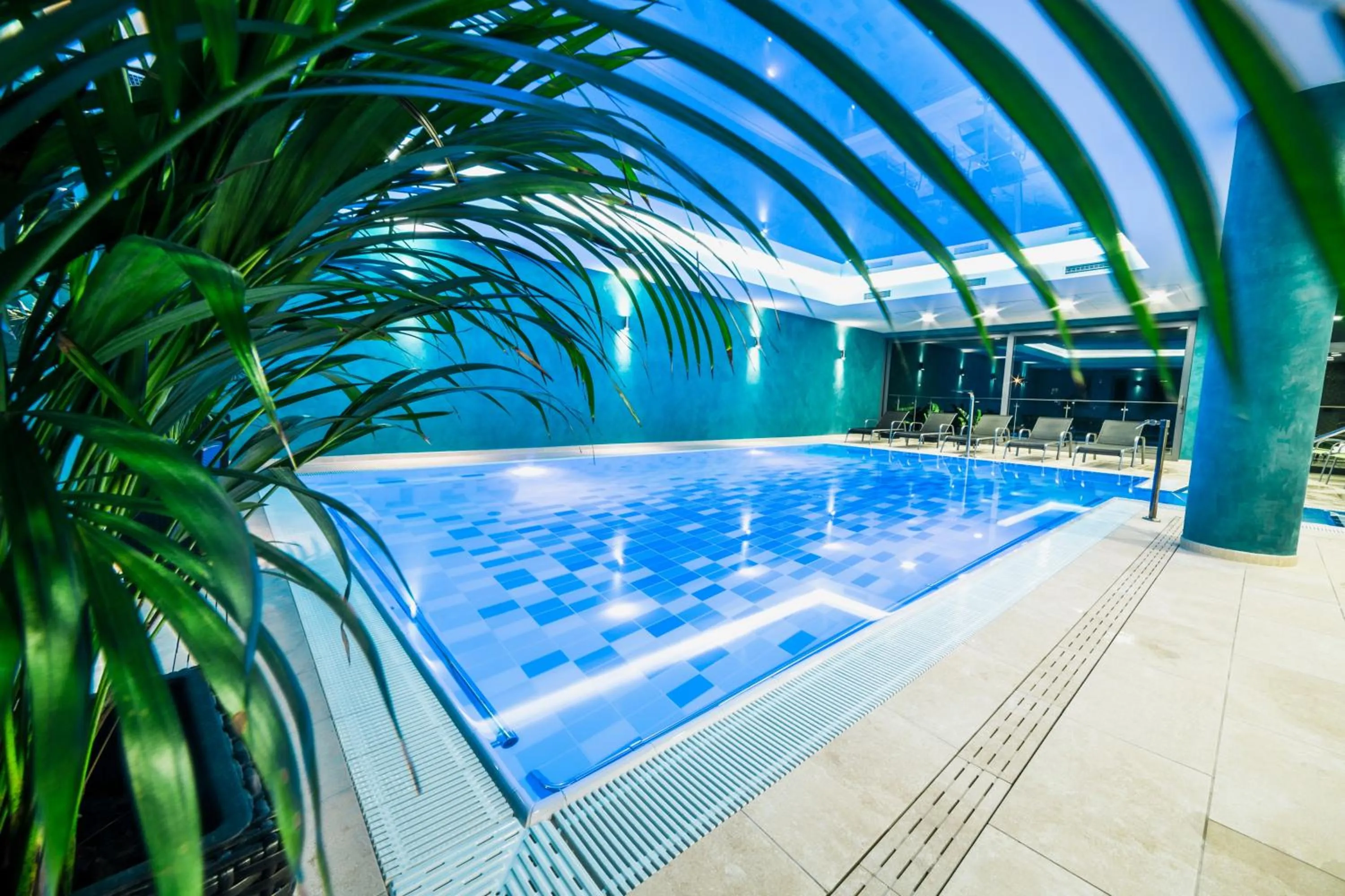 Swimming pool in Wellness Hotel Panorama