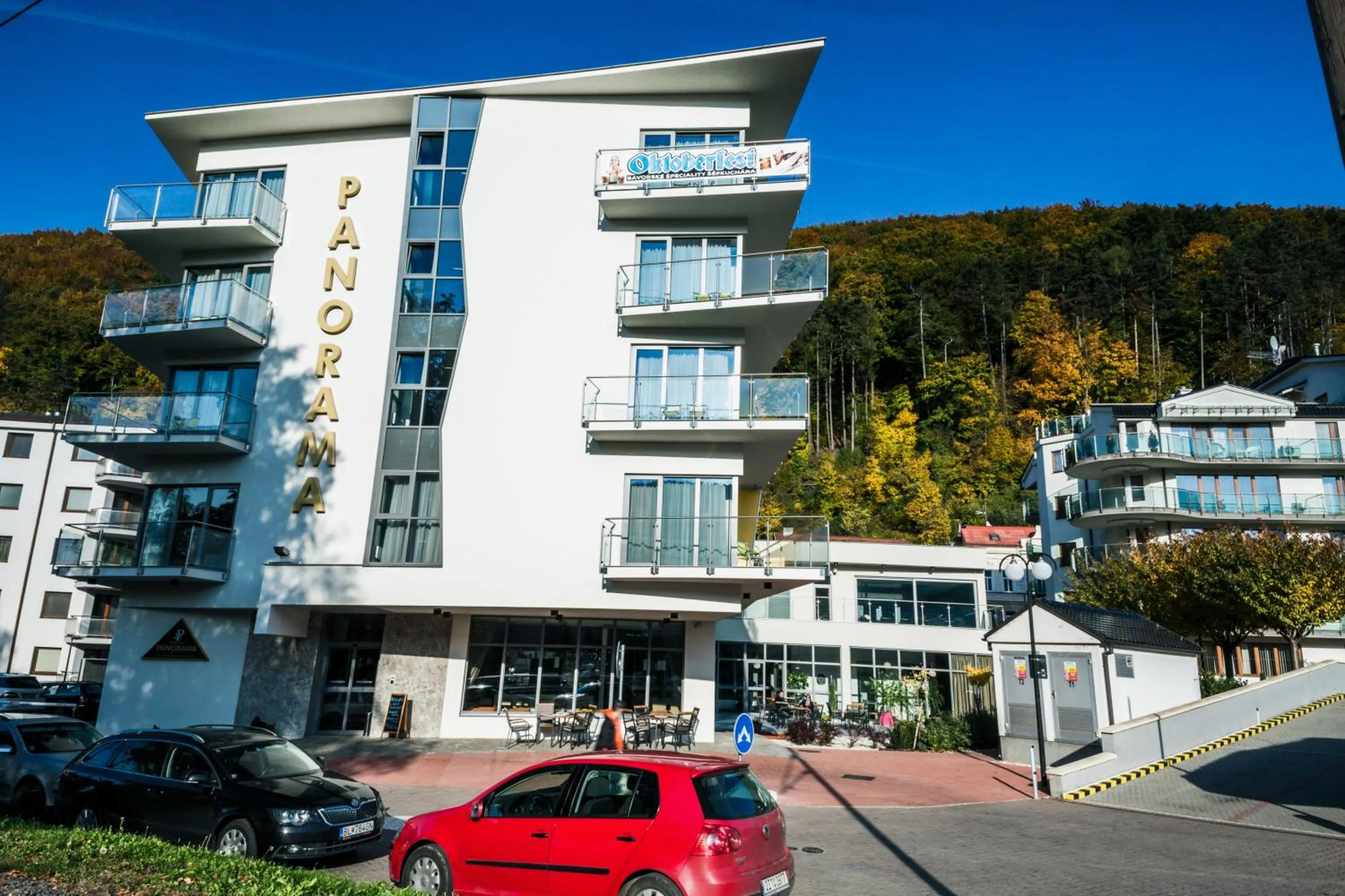 Facade/entrance in Wellness Hotel Panorama