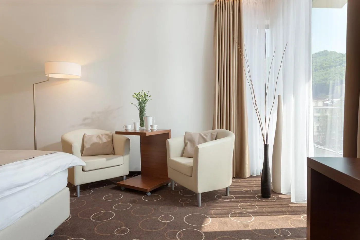 Bed in Wellness Hotel Panorama