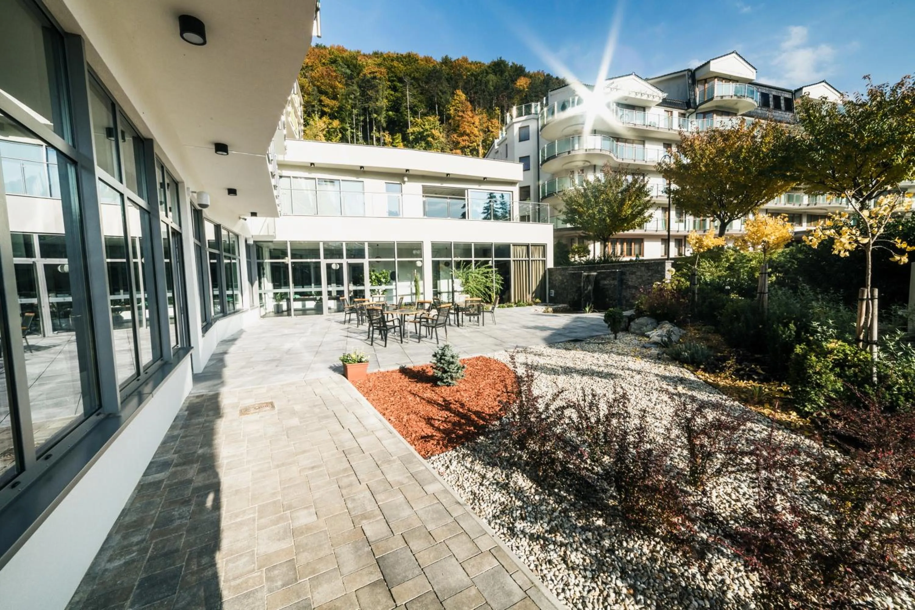 Facade/entrance in Wellness Hotel Panorama
