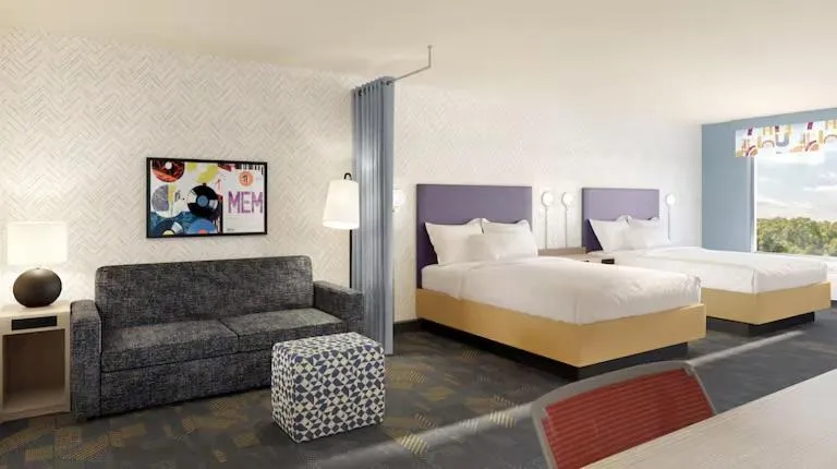Bed in Home2 Suites By Hilton