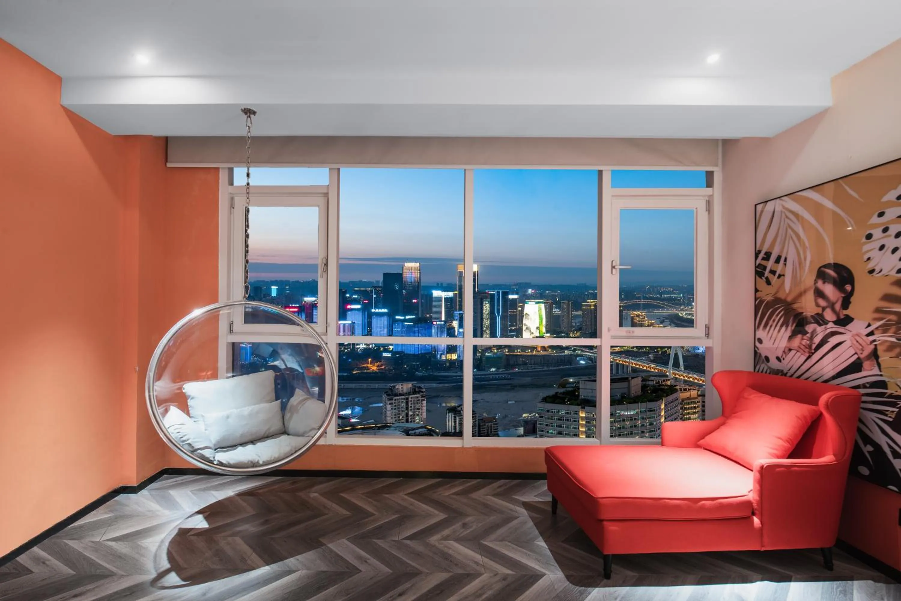 City view in ReVia Skyline River View Hotel Chongging