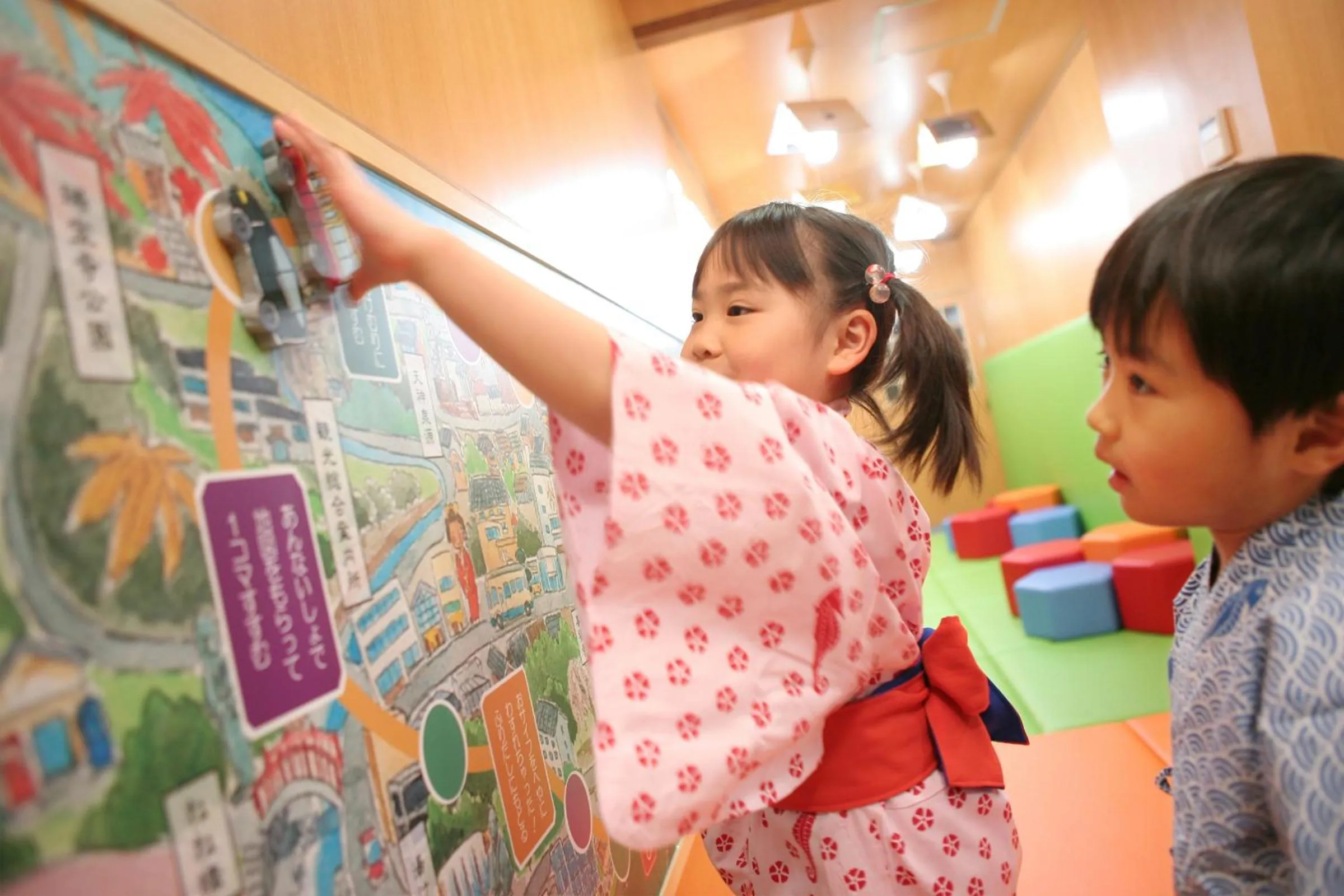 Children play ground in Arima Onsen Motoyu Ryuusenkaku