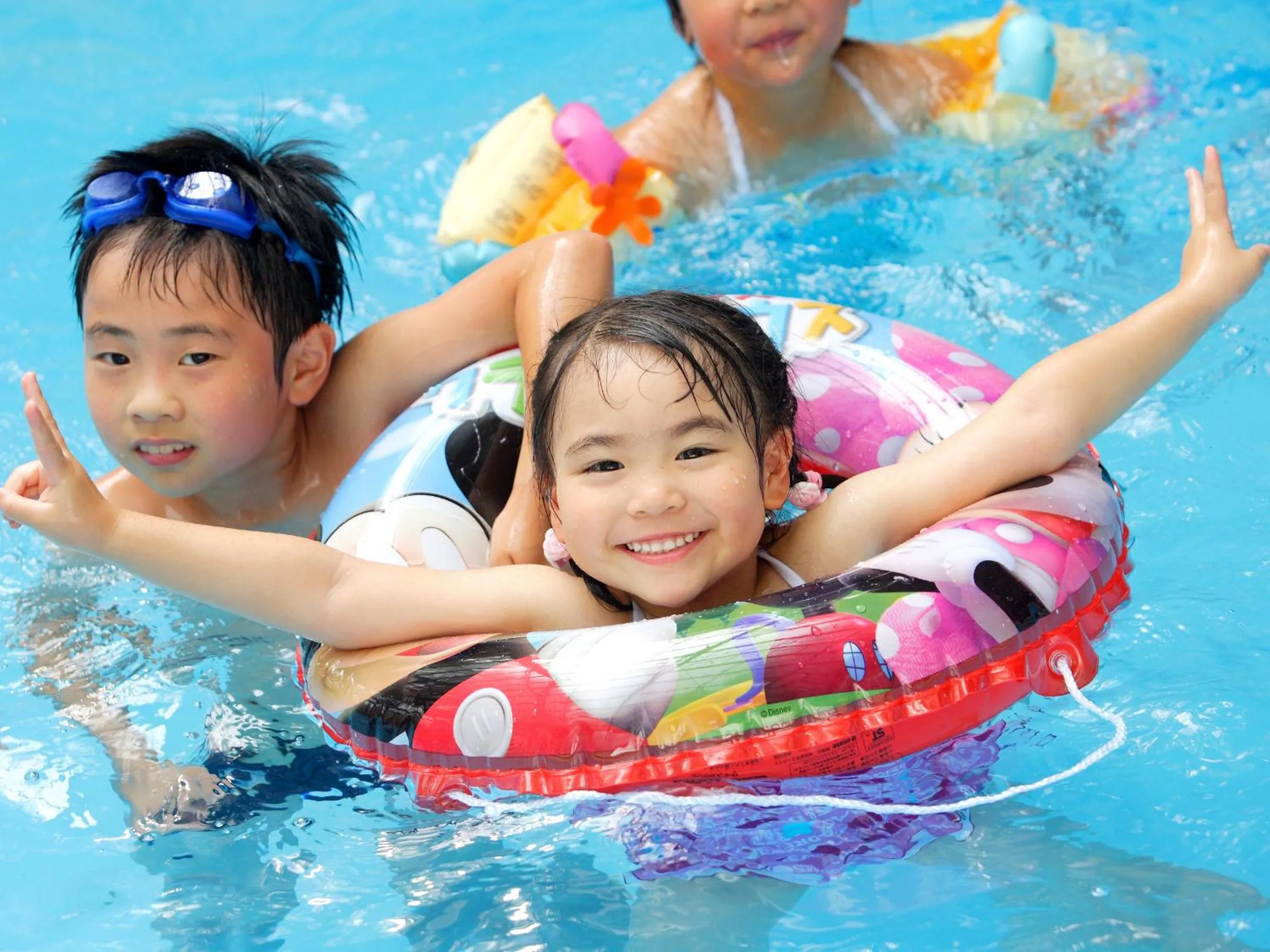 Swimming pool in Arima Onsen Motoyu Ryuusenkaku