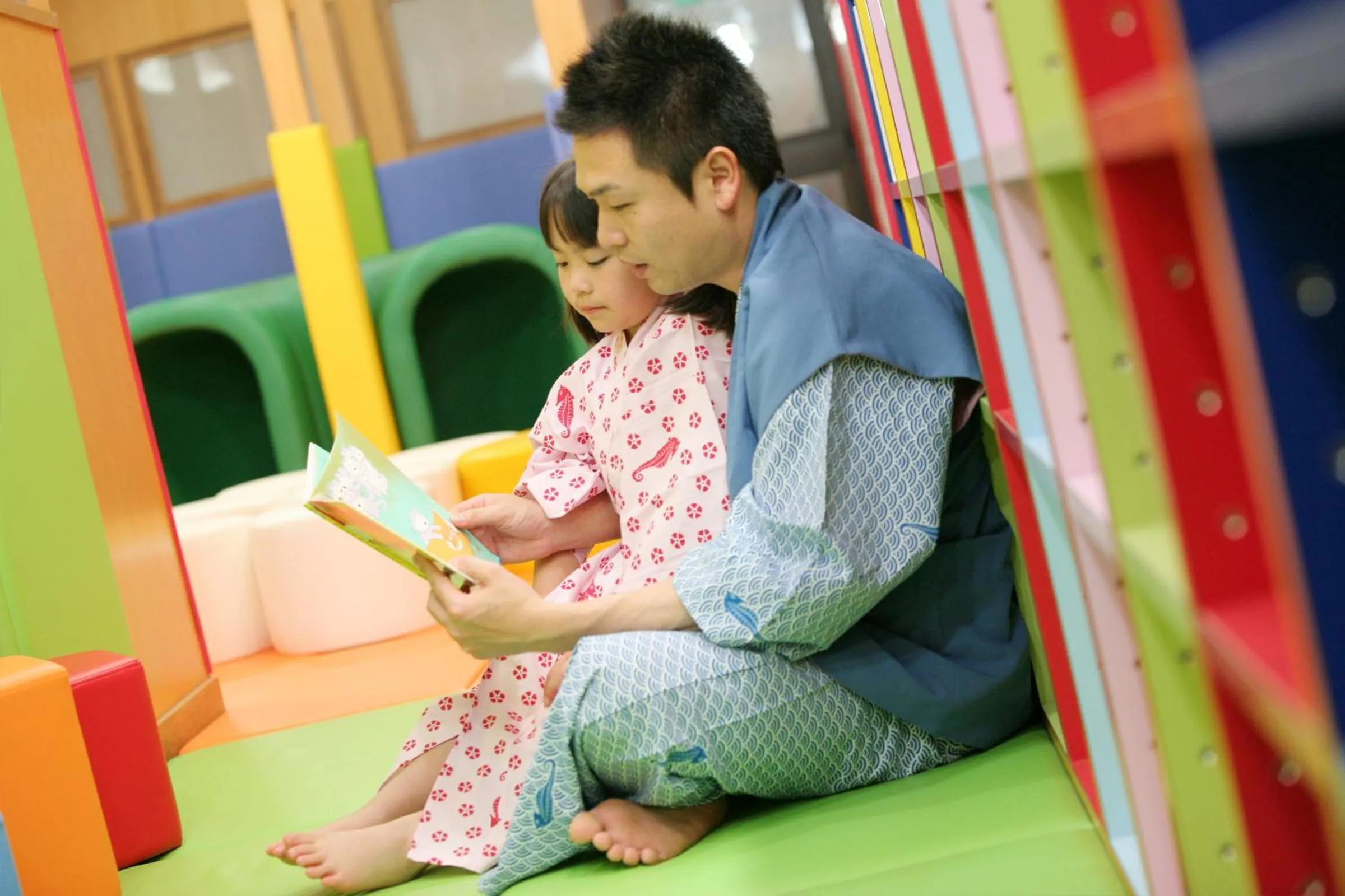 Children play ground in Arima Onsen Motoyu Ryuusenkaku