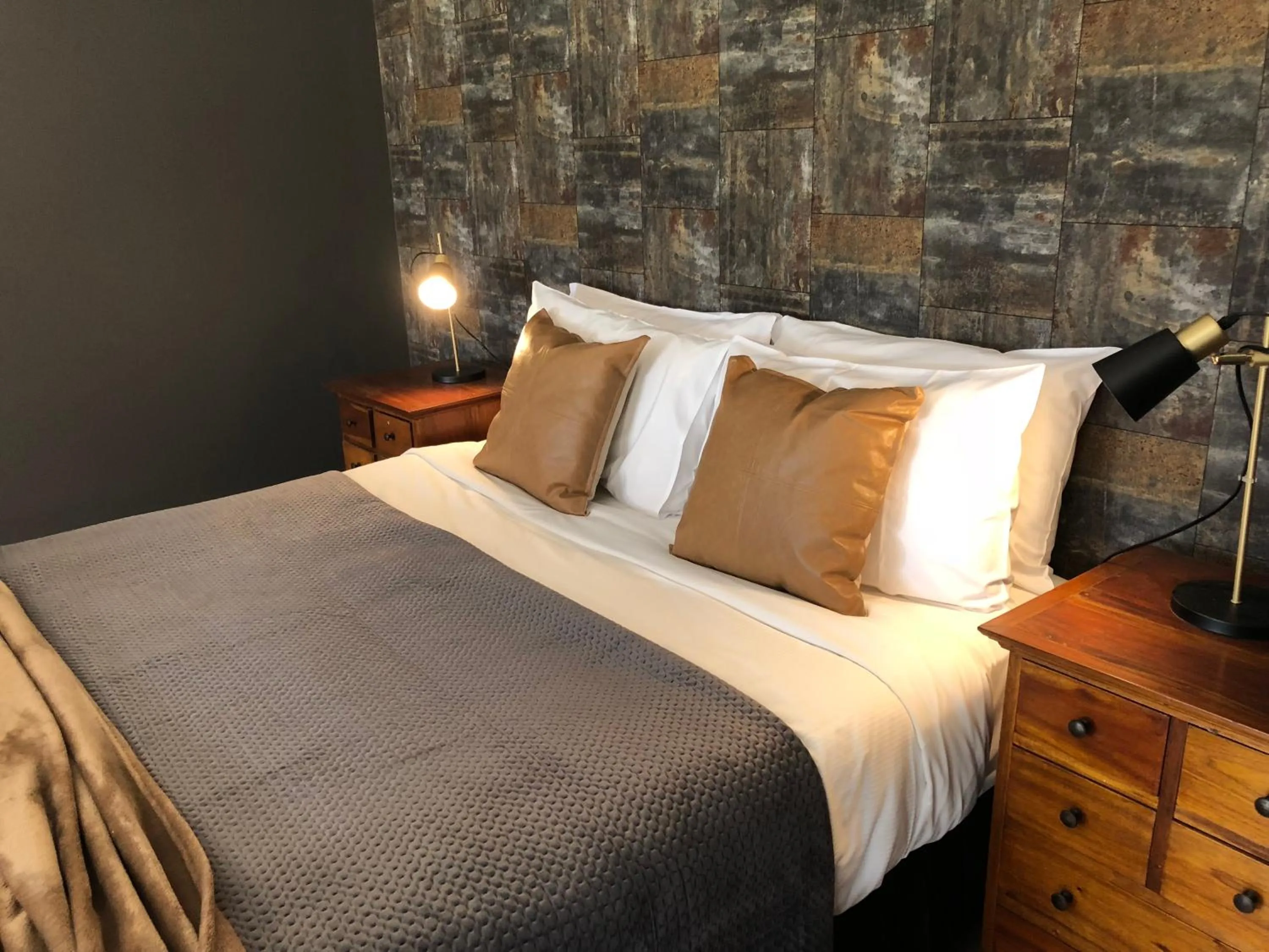 Bed in Amande Bed and Breakfast