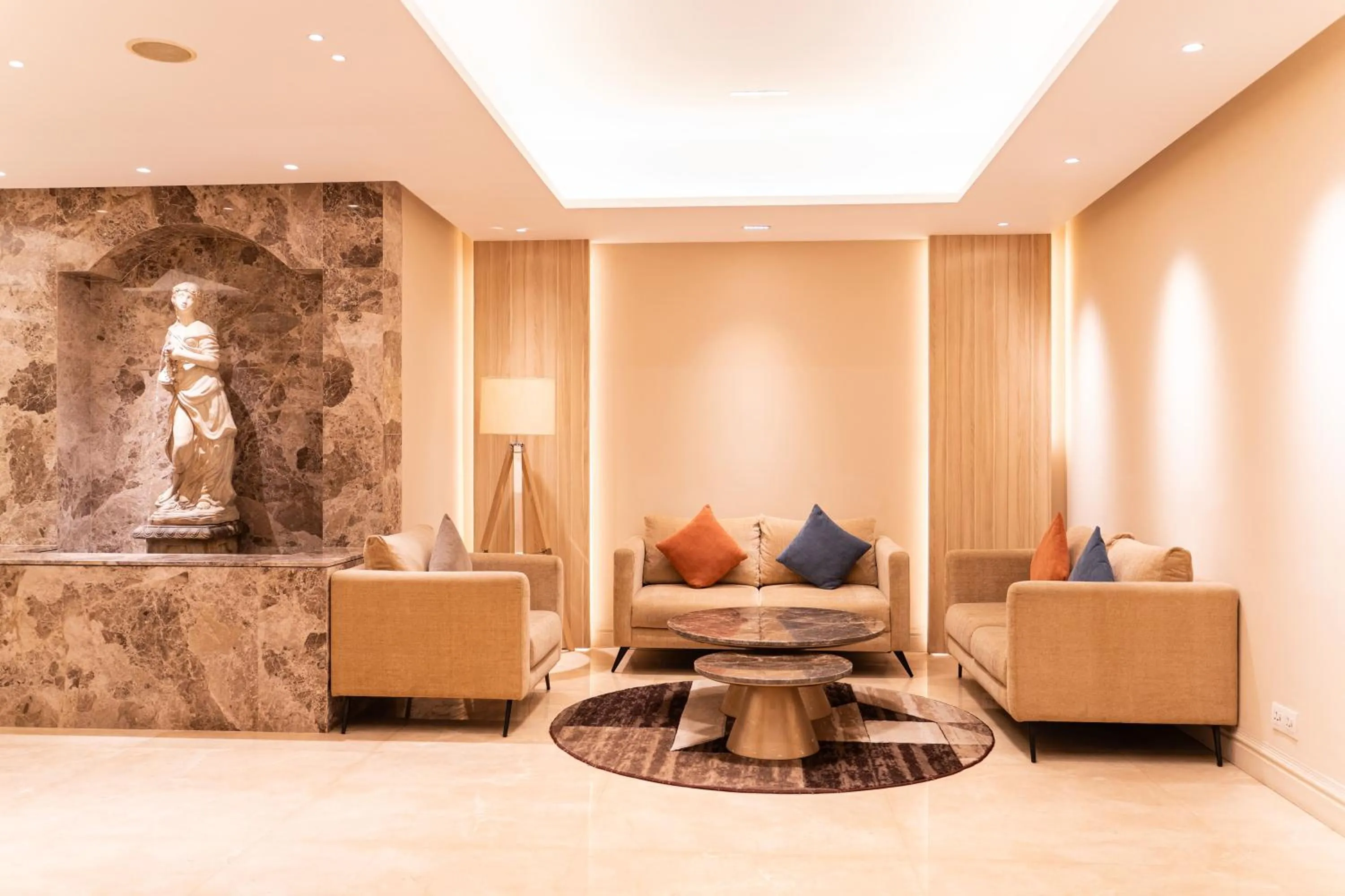 Seating area in Royal Park Residence Hotel