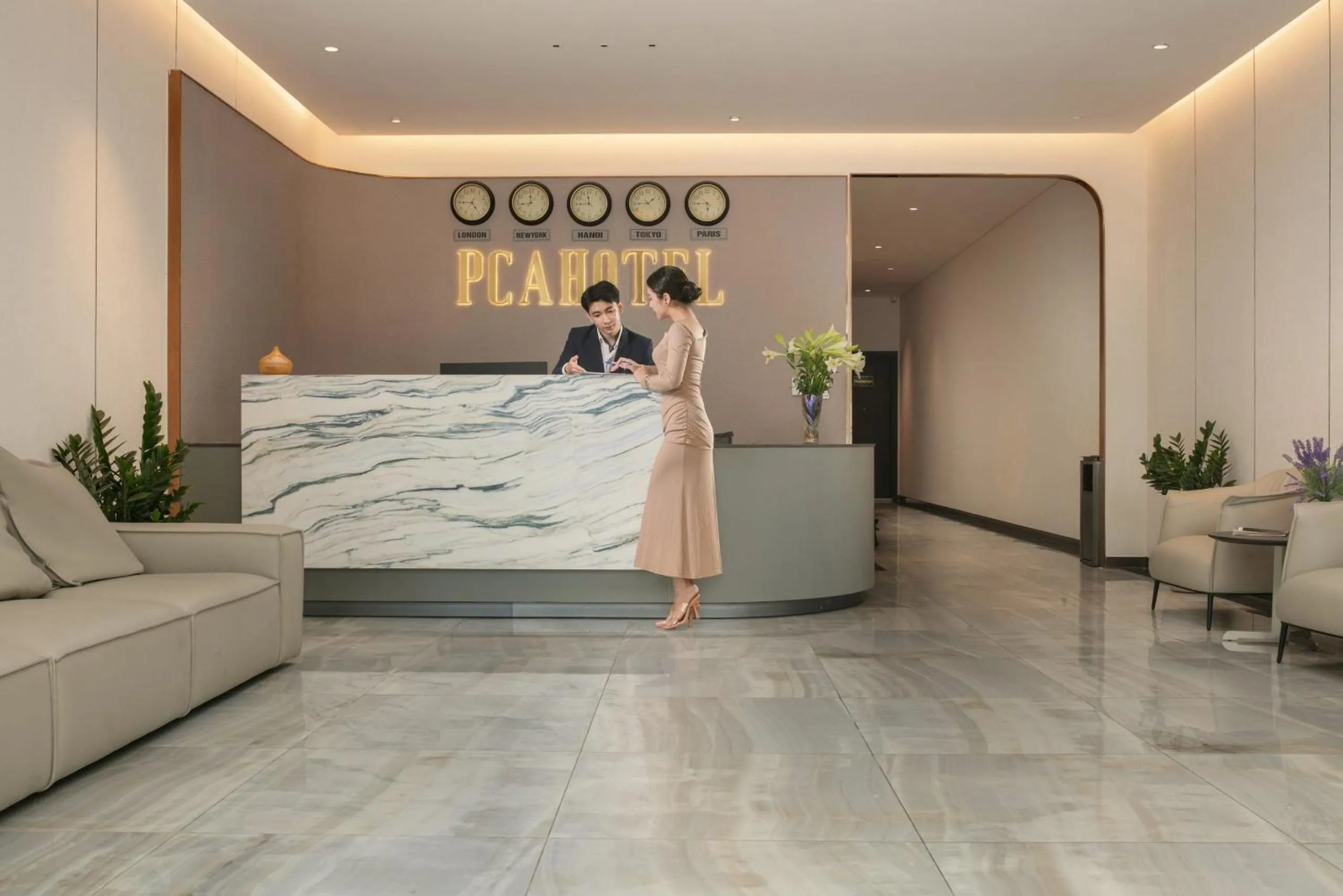 Lobby or reception in PCA HOTEL 2 - Vinhomes Ocean Park