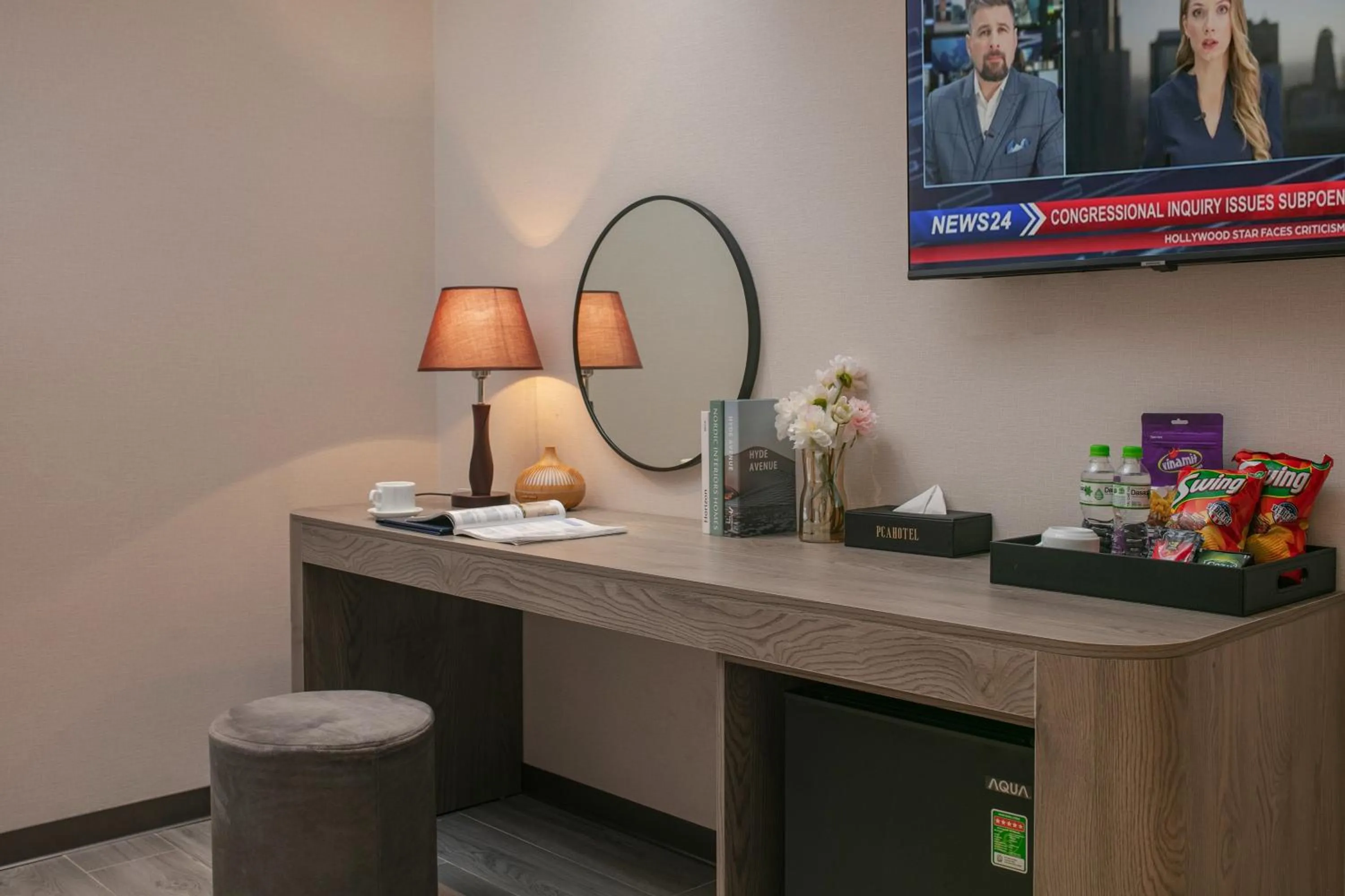 TV and multimedia in PCA HOTEL 2 - Vinhomes Ocean Park