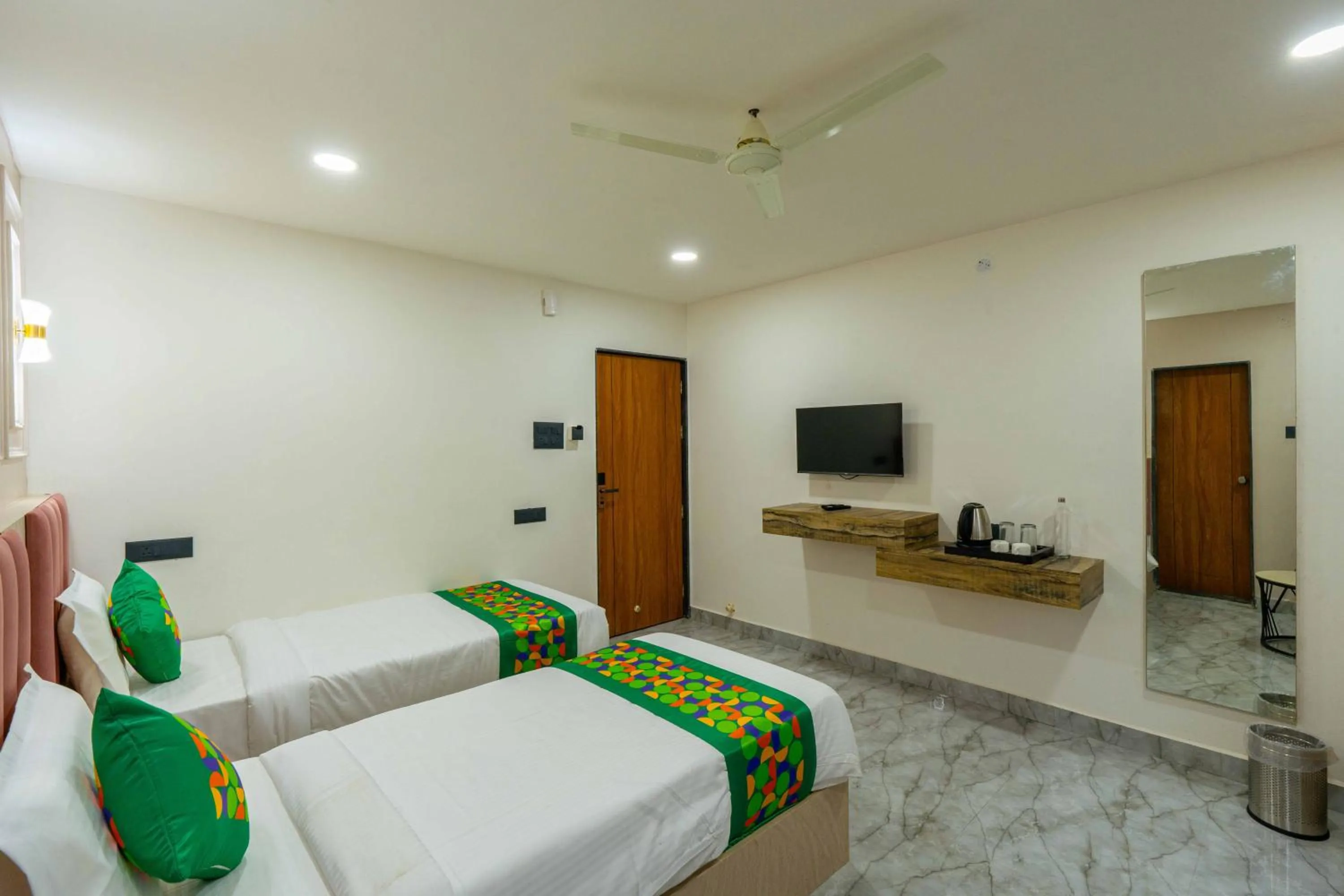 Bedroom, Bed in Treebo The Tree, Hinjewadi