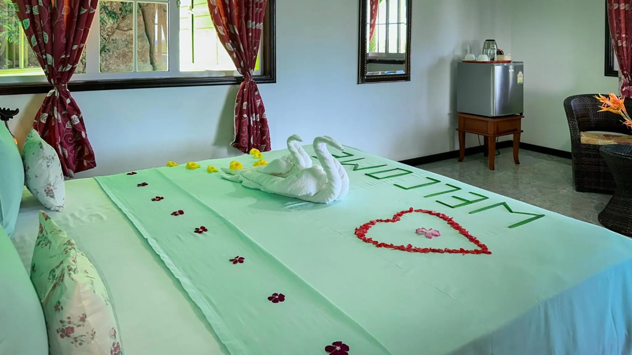 Bed in Villa Hortensia