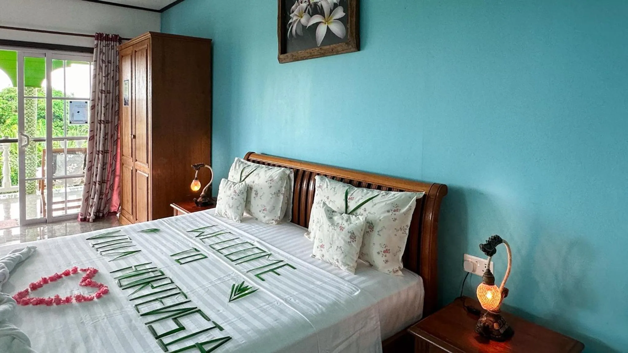 Bed in Villa Hortensia