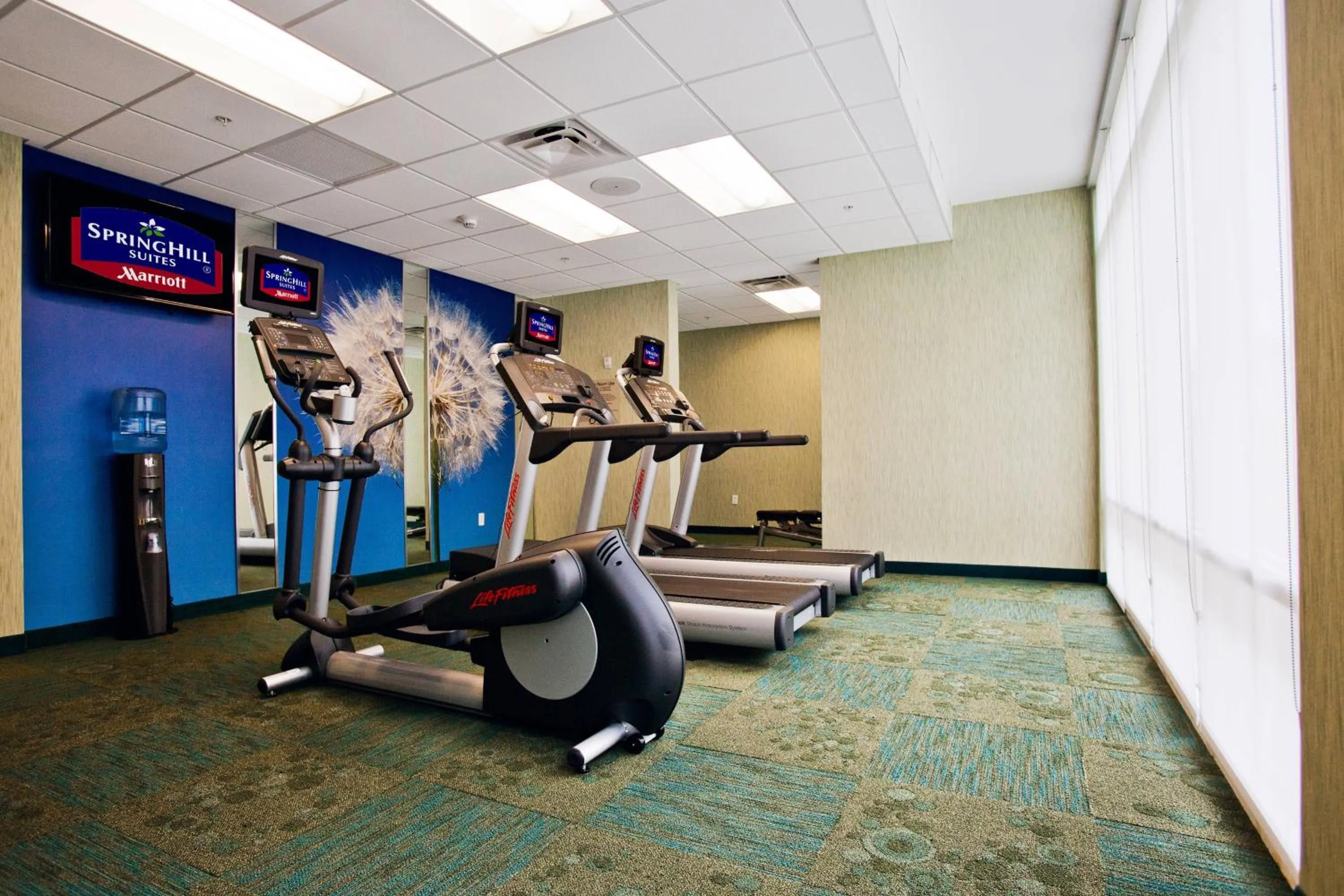 Fitness centre/facilities in SpringHill Suites by Marriott Mobile West