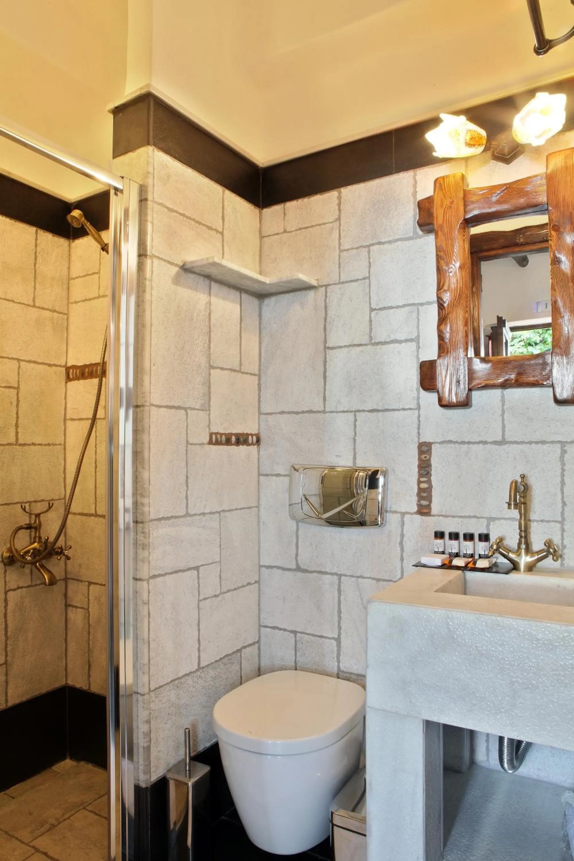 Bathroom in Astrolithos Boutique