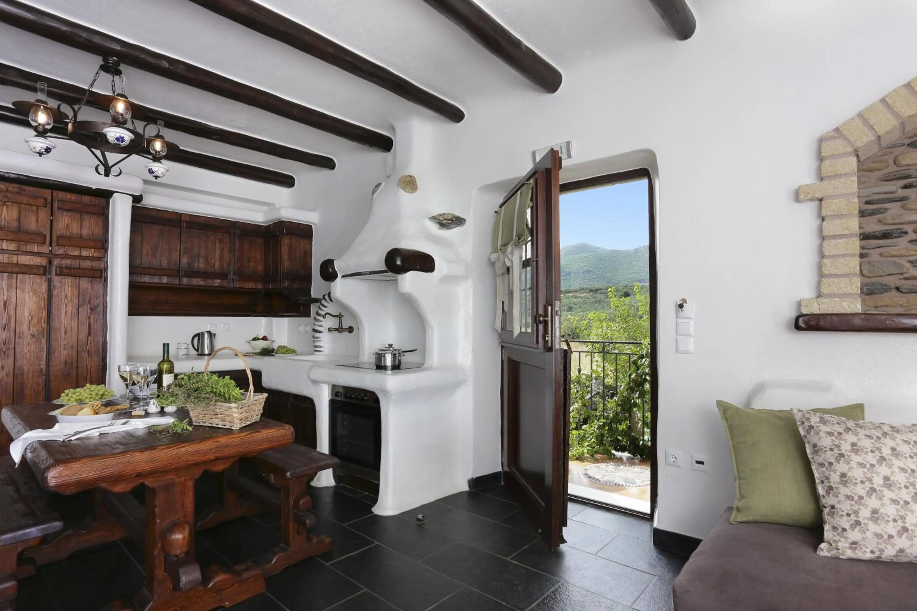 Living room in Astrolithos Boutique