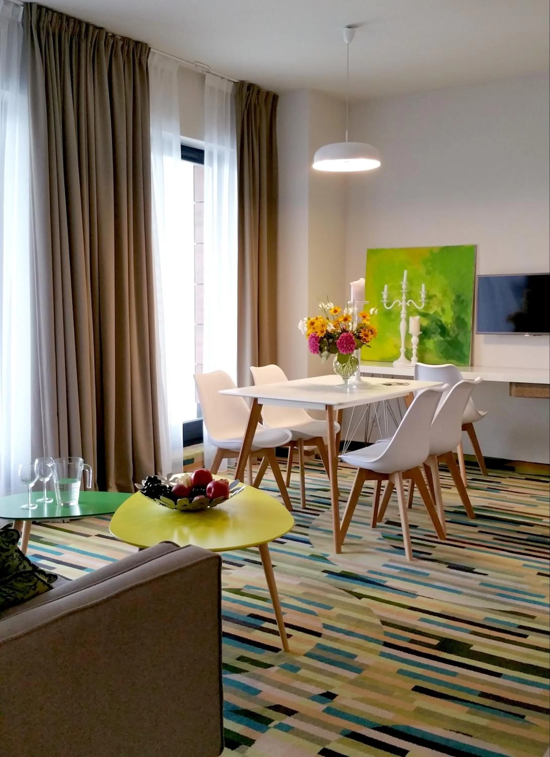 Living room in Baltic Park Molo Apartments by Zdrojowa