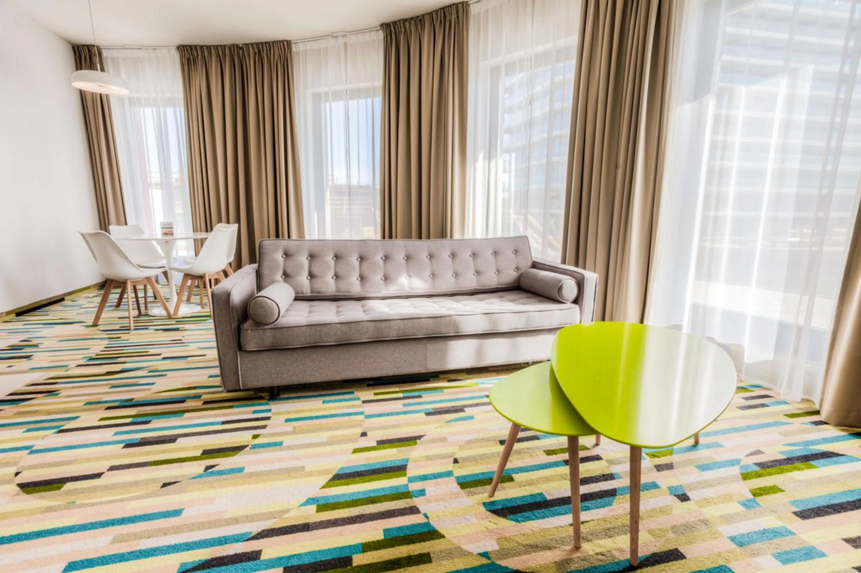 Living room in Baltic Park Molo Apartments by Zdrojowa