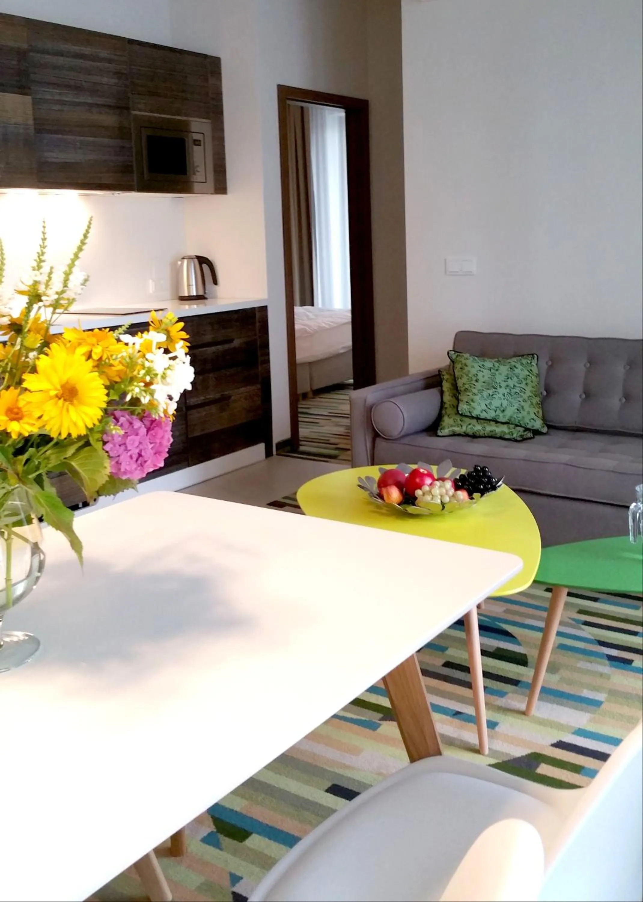 Kitchen or kitchenette in Baltic Park Molo Apartments by Zdrojowa