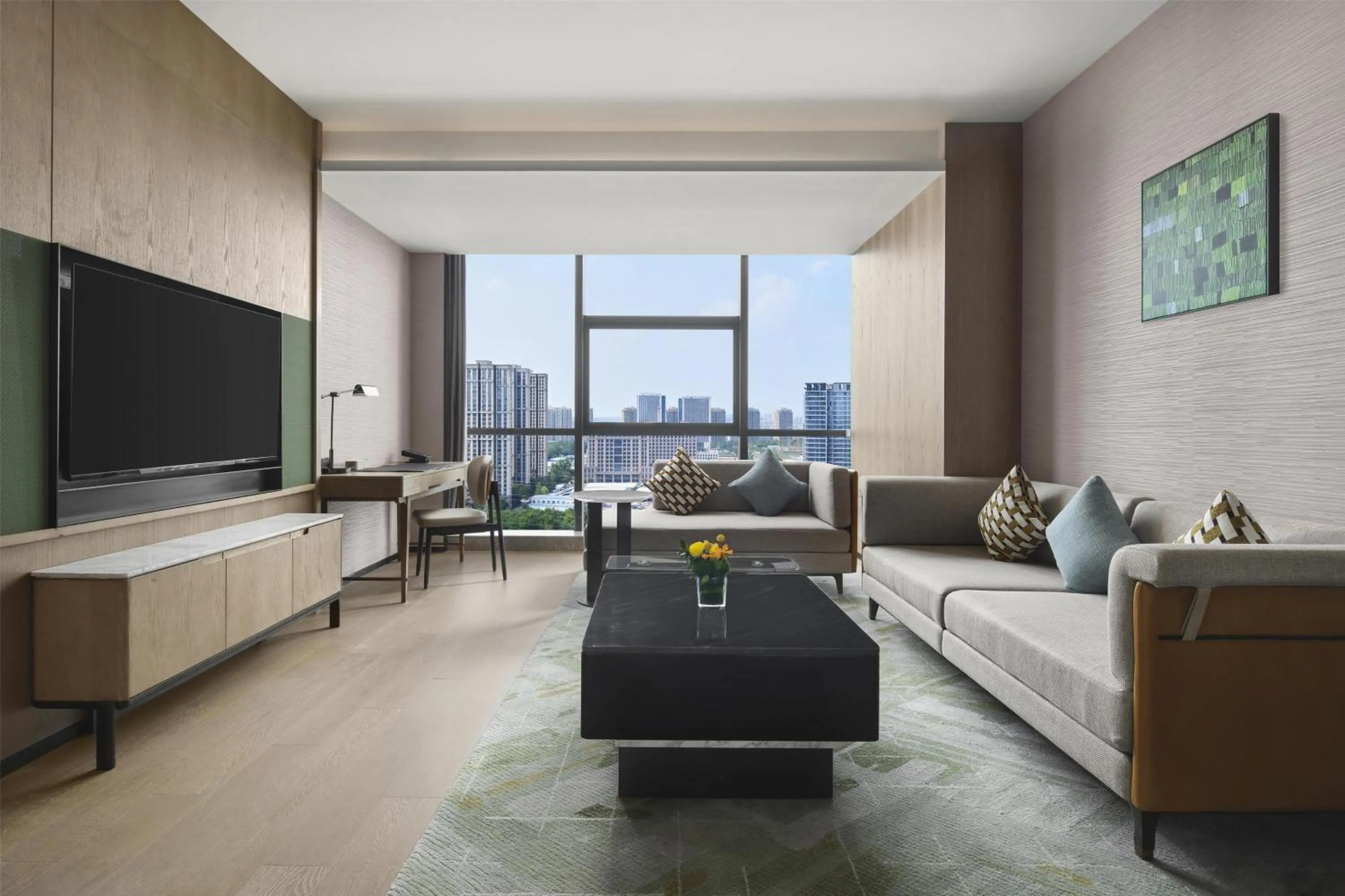 Living room in Doubletree By Hilton Zhengzhou East