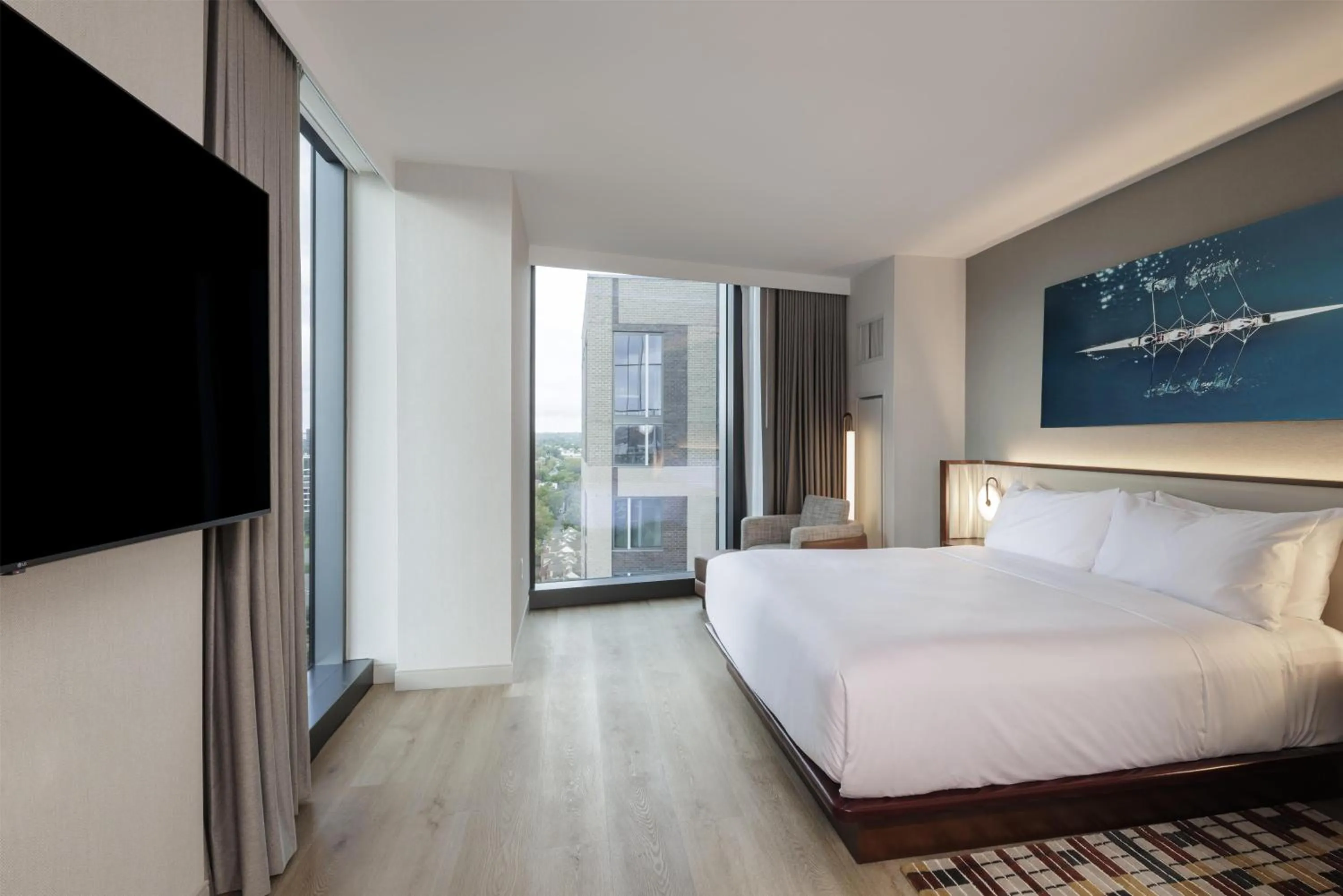 View (from property/room), Bed in Hilton Arlington Rosslyn The Key