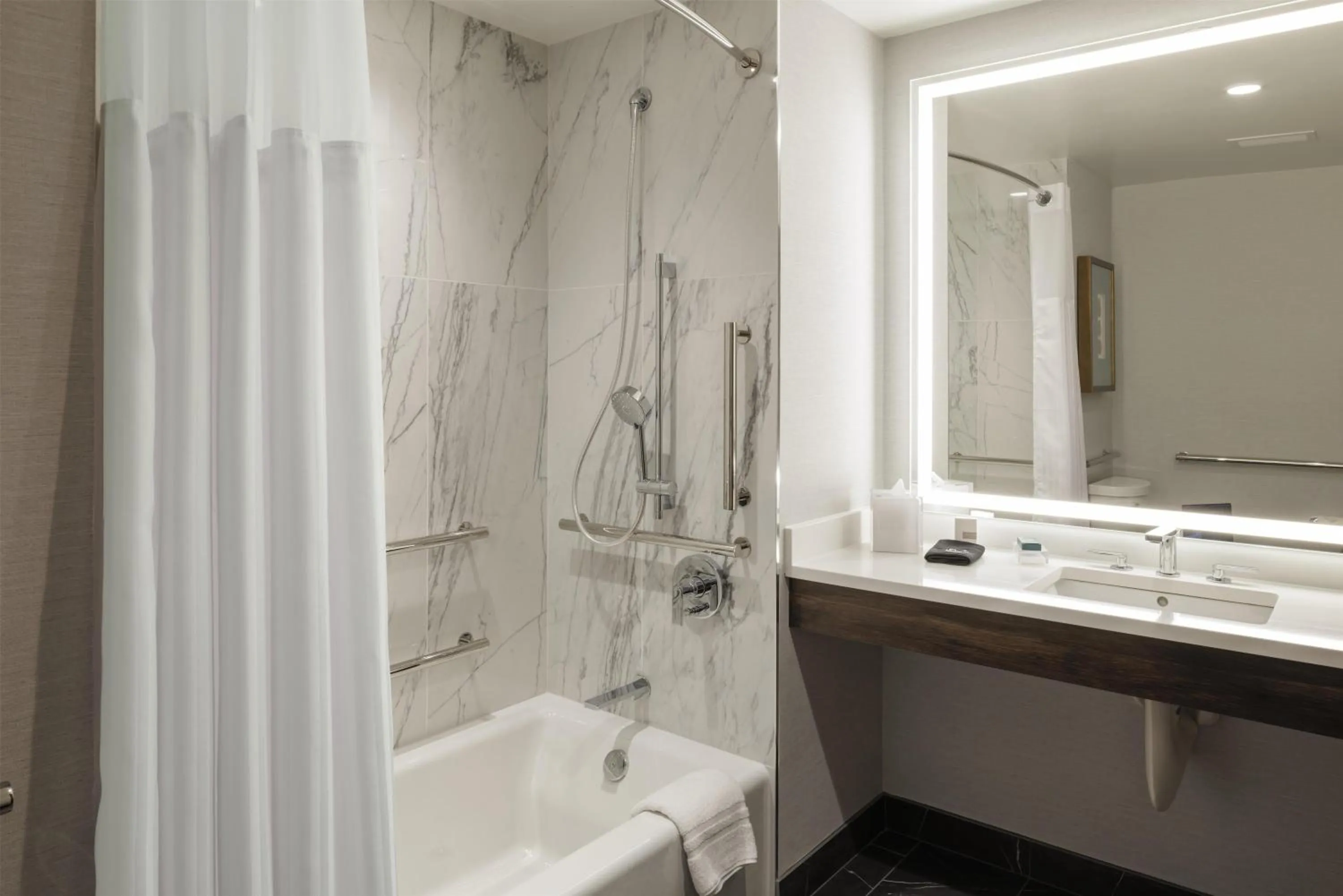 Bathroom in Hilton Arlington Rosslyn The Key