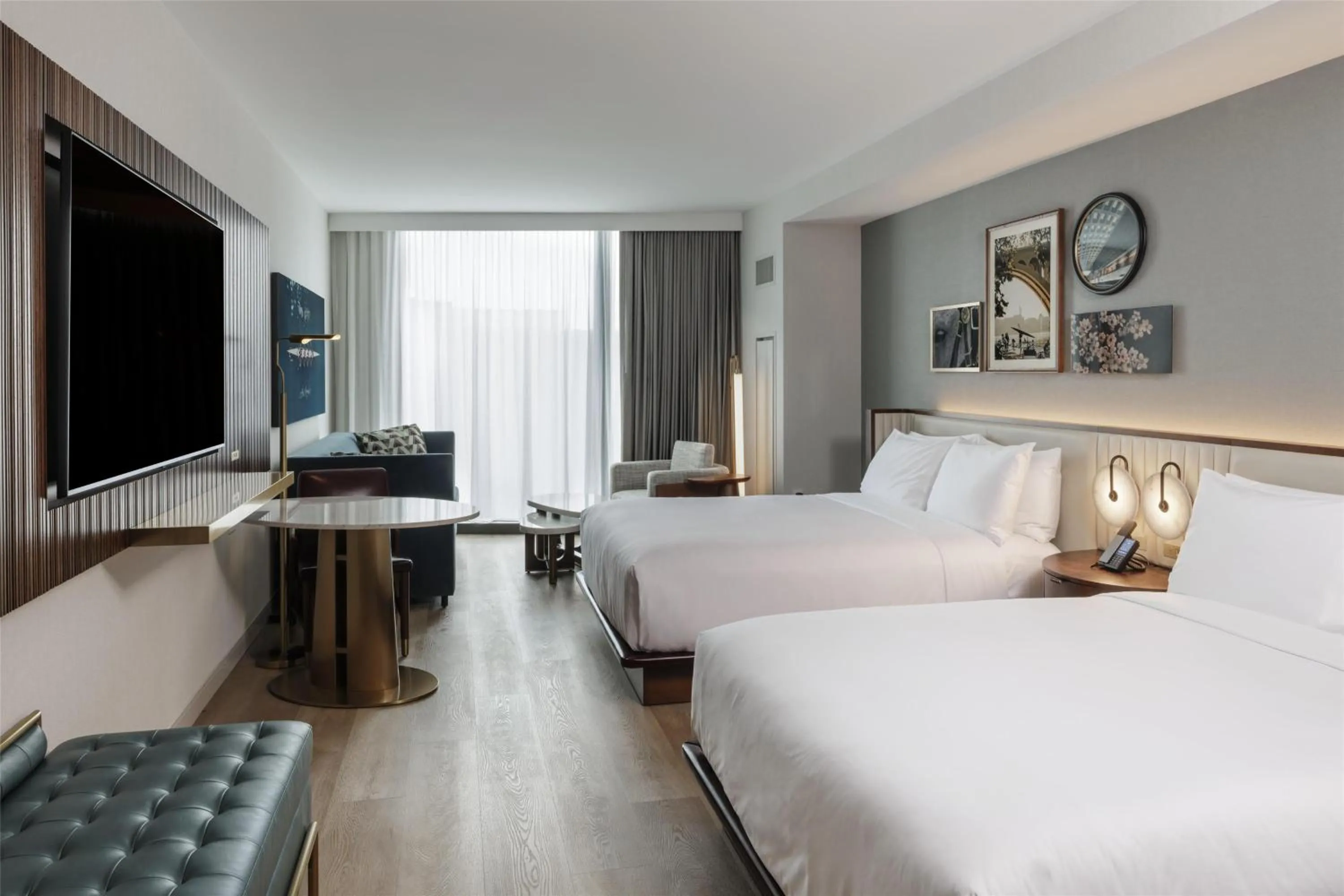 Bed in Hilton Arlington Rosslyn The Key