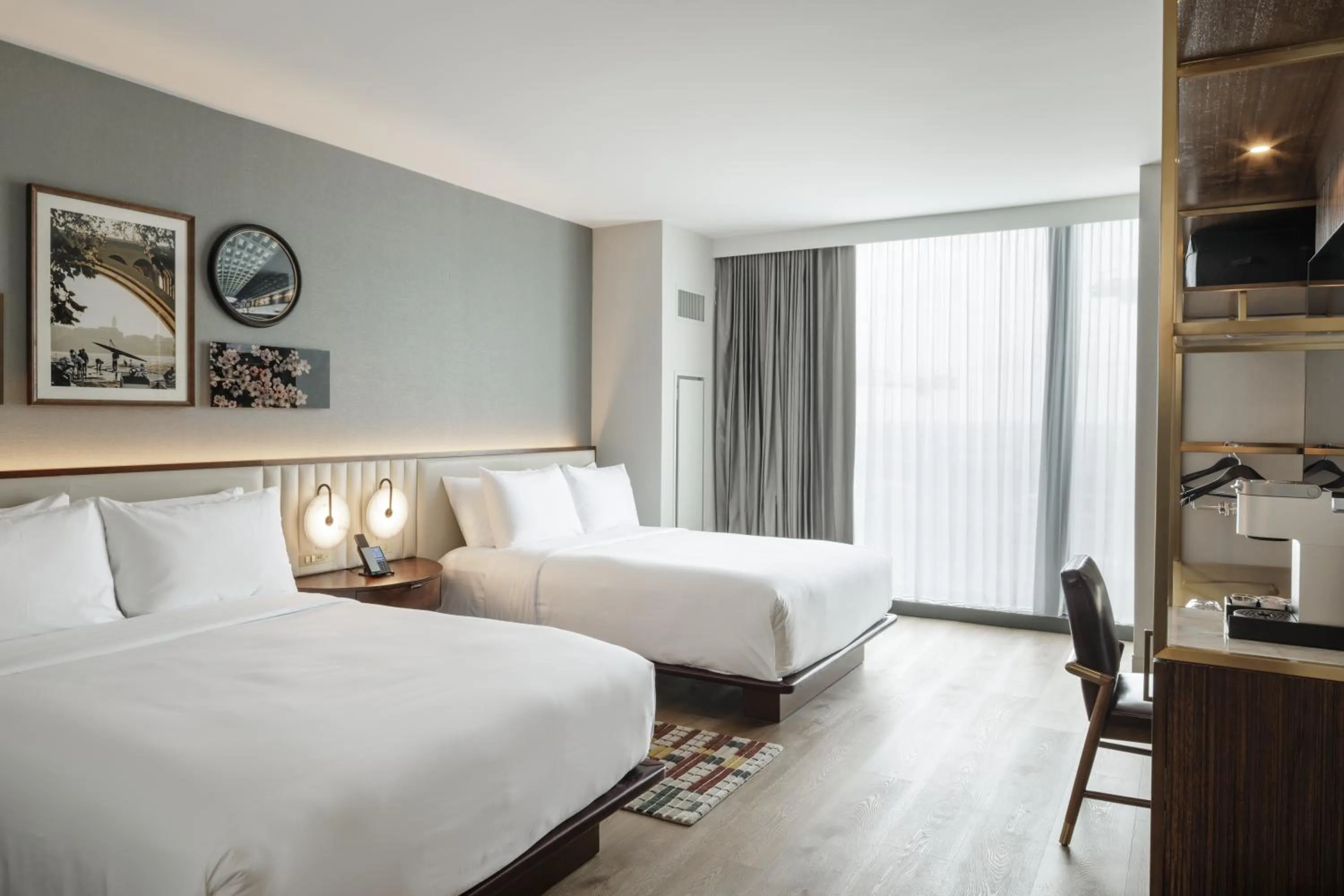 Bed in Hilton Arlington Rosslyn The Key