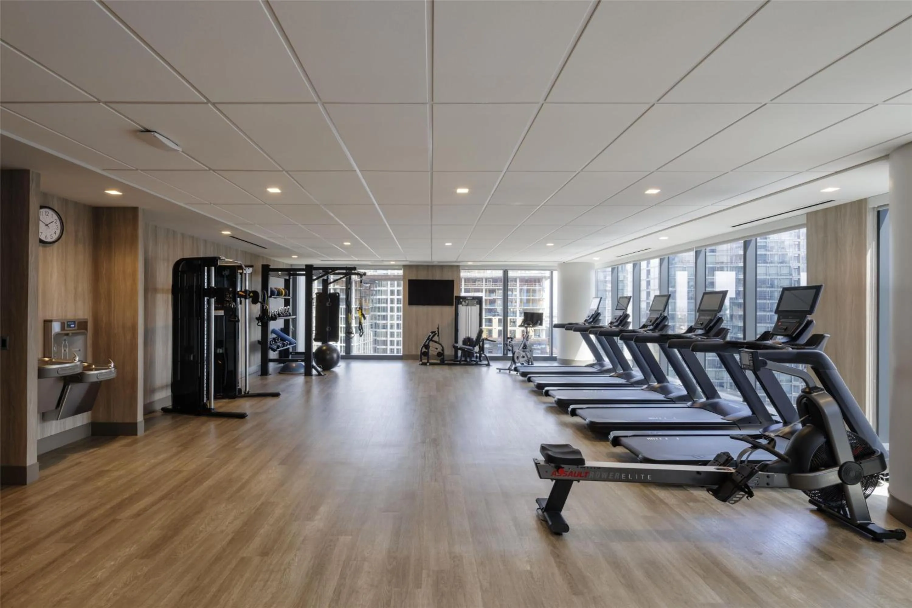 Fitness centre/facilities in Hilton Arlington Rosslyn The Key