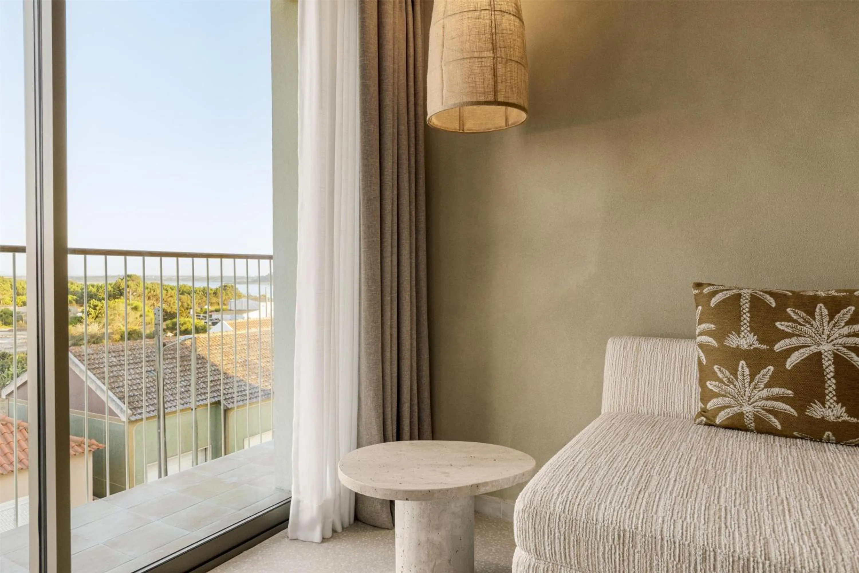 View (from property/room), Bed in Amarello Hotel Praia Santo André, Tapestry Collection by Hilton