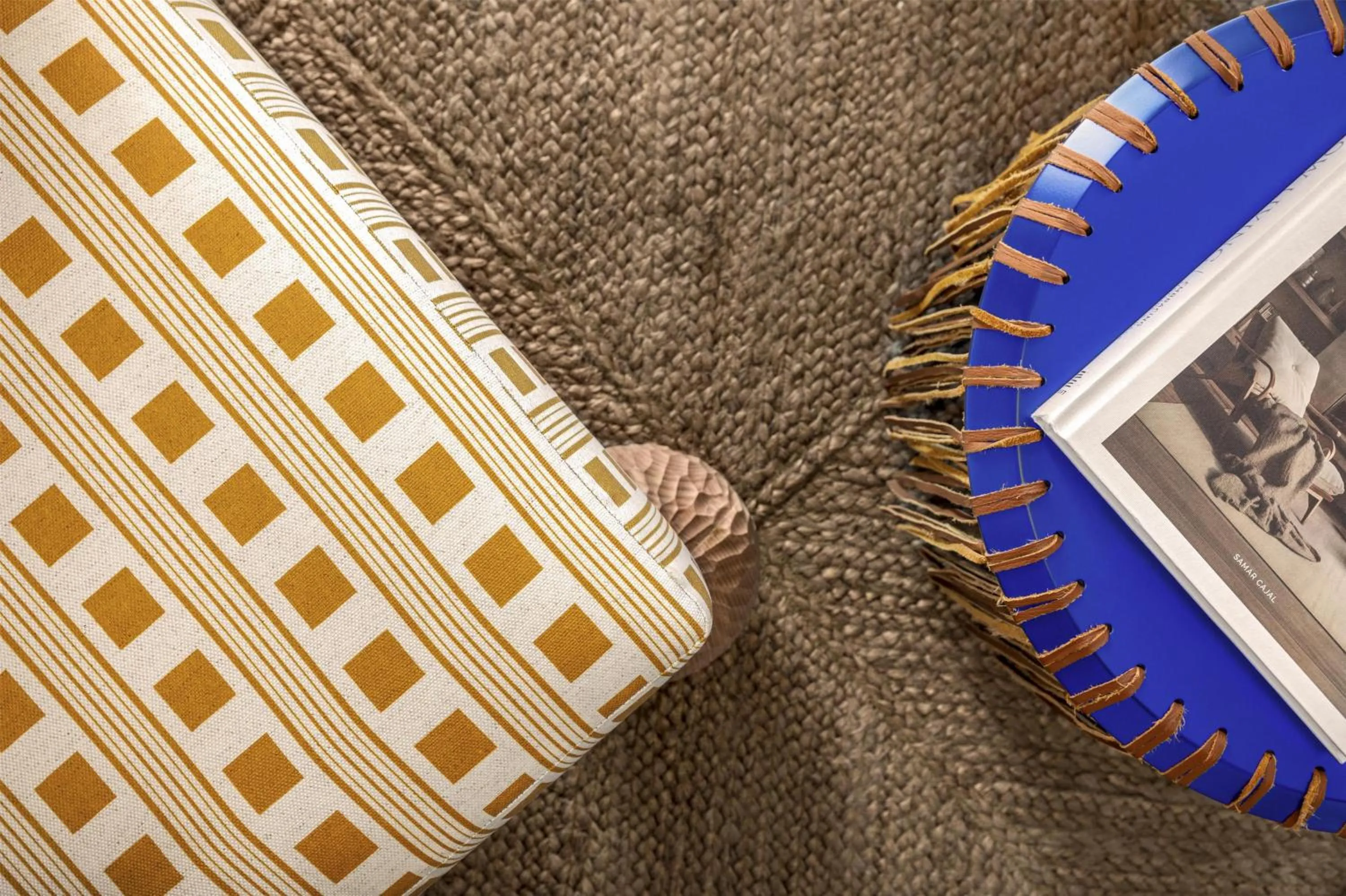 Decorative detail in Amarello Hotel Praia Santo André, Tapestry Collection by Hilton