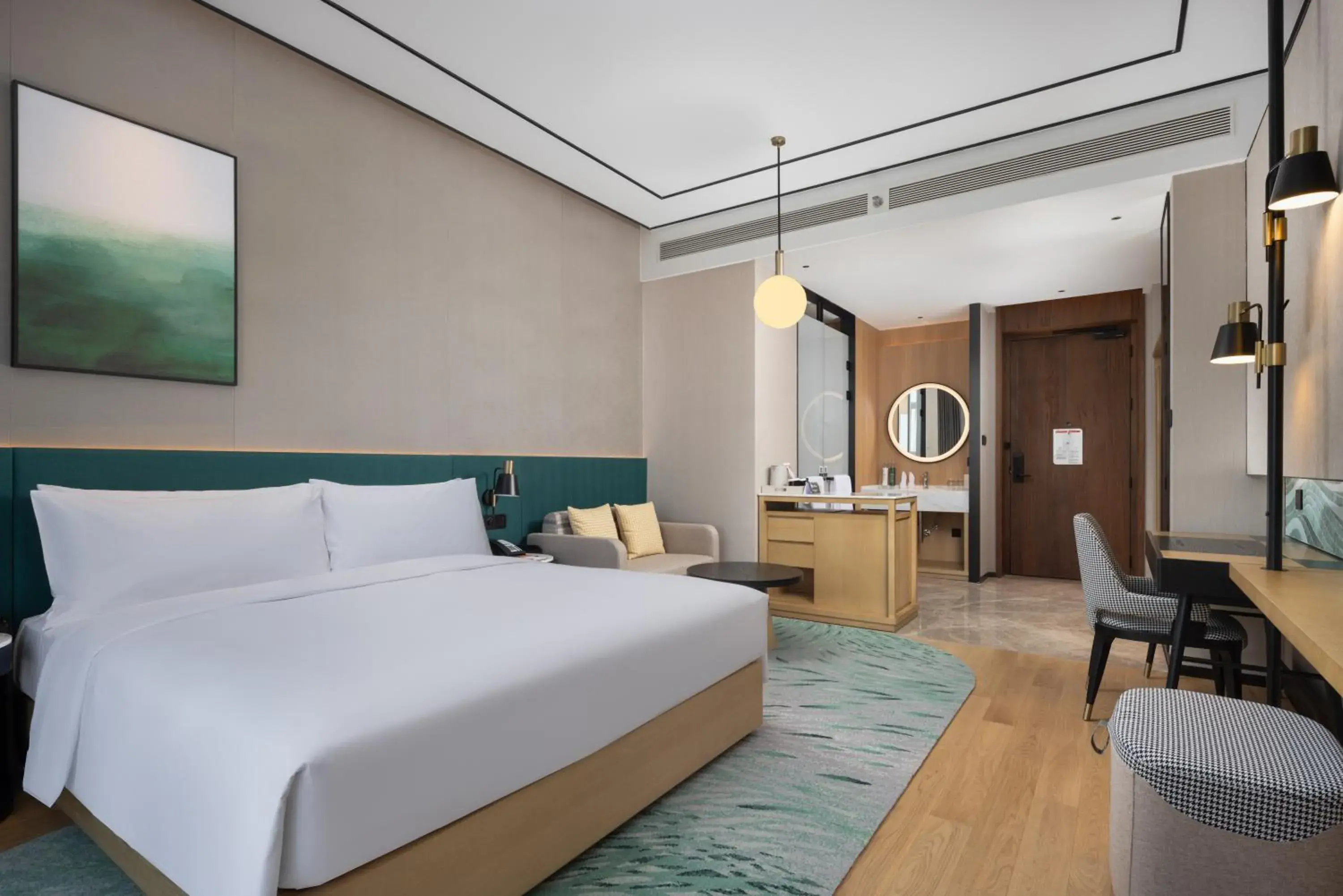 King Room - High Floor in Hilton Garden Inn Shanghai High-Speed East Railway Station King Room - High Floor in Hilton Garden Inn Shanghai High-Speed East Railway Station