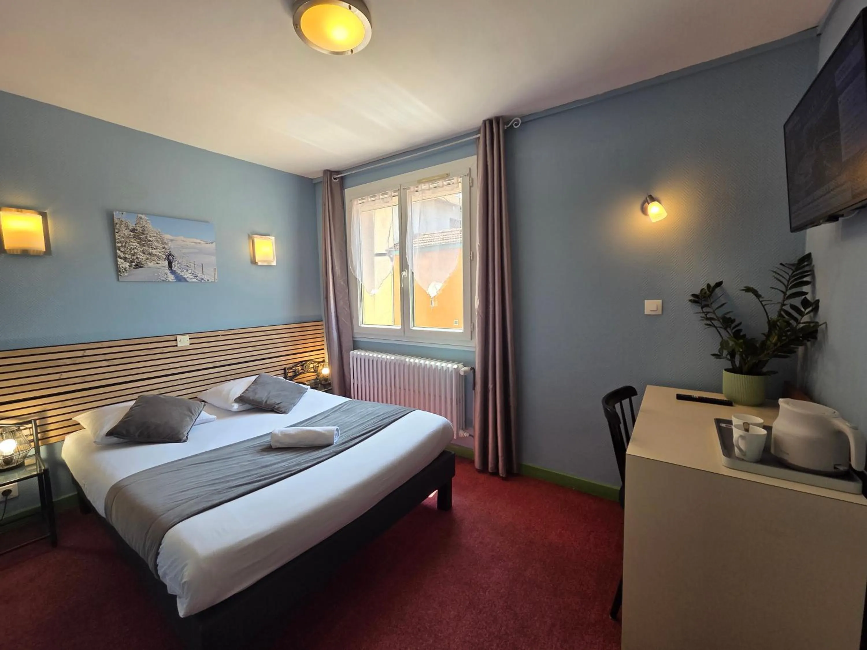 Bed in Hotel Magdeleine