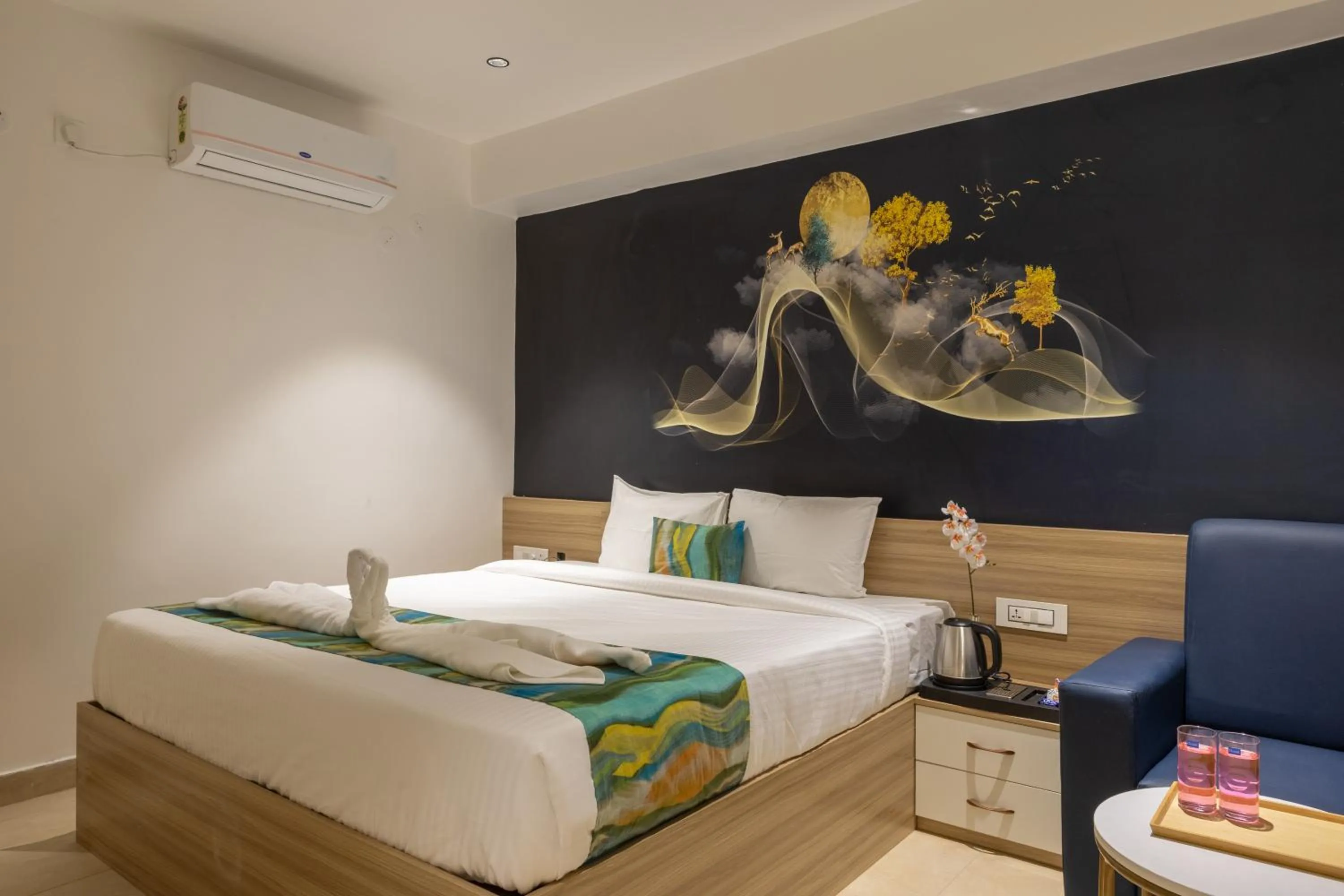 Bed in Hiwa Boutique Hotel