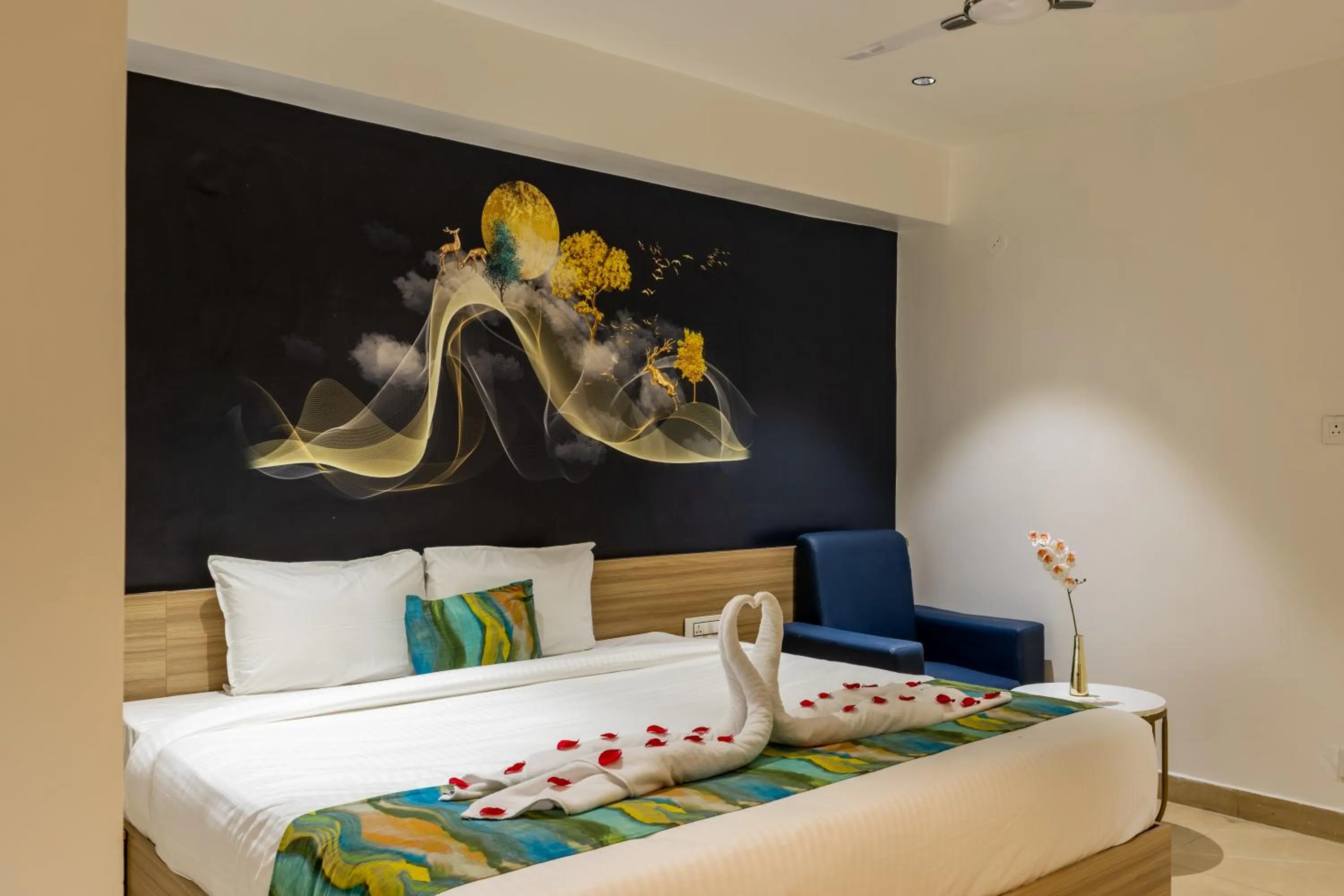 Bed in Hiwa Boutique Hotel