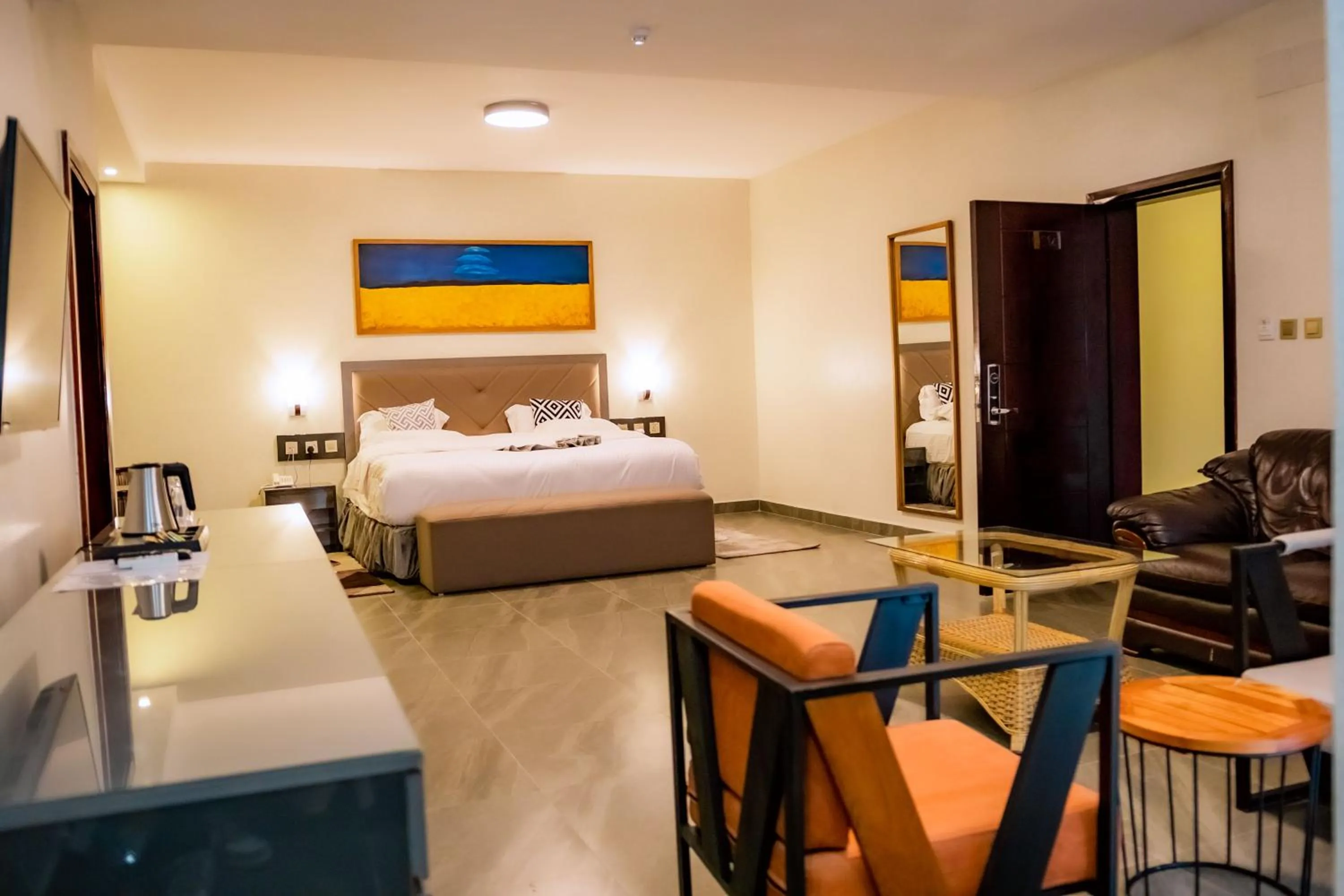 Bed in Grazia Apartment Hotel