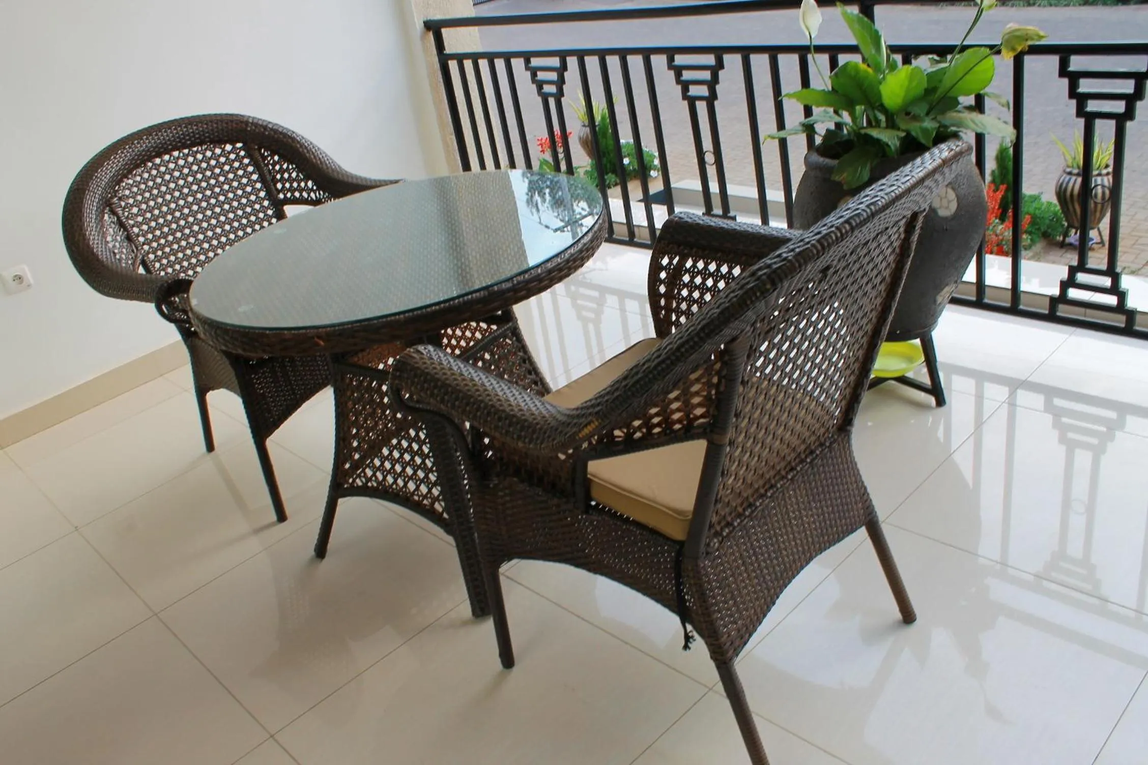 Balcony/Terrace in Grazia Apartment Hotel