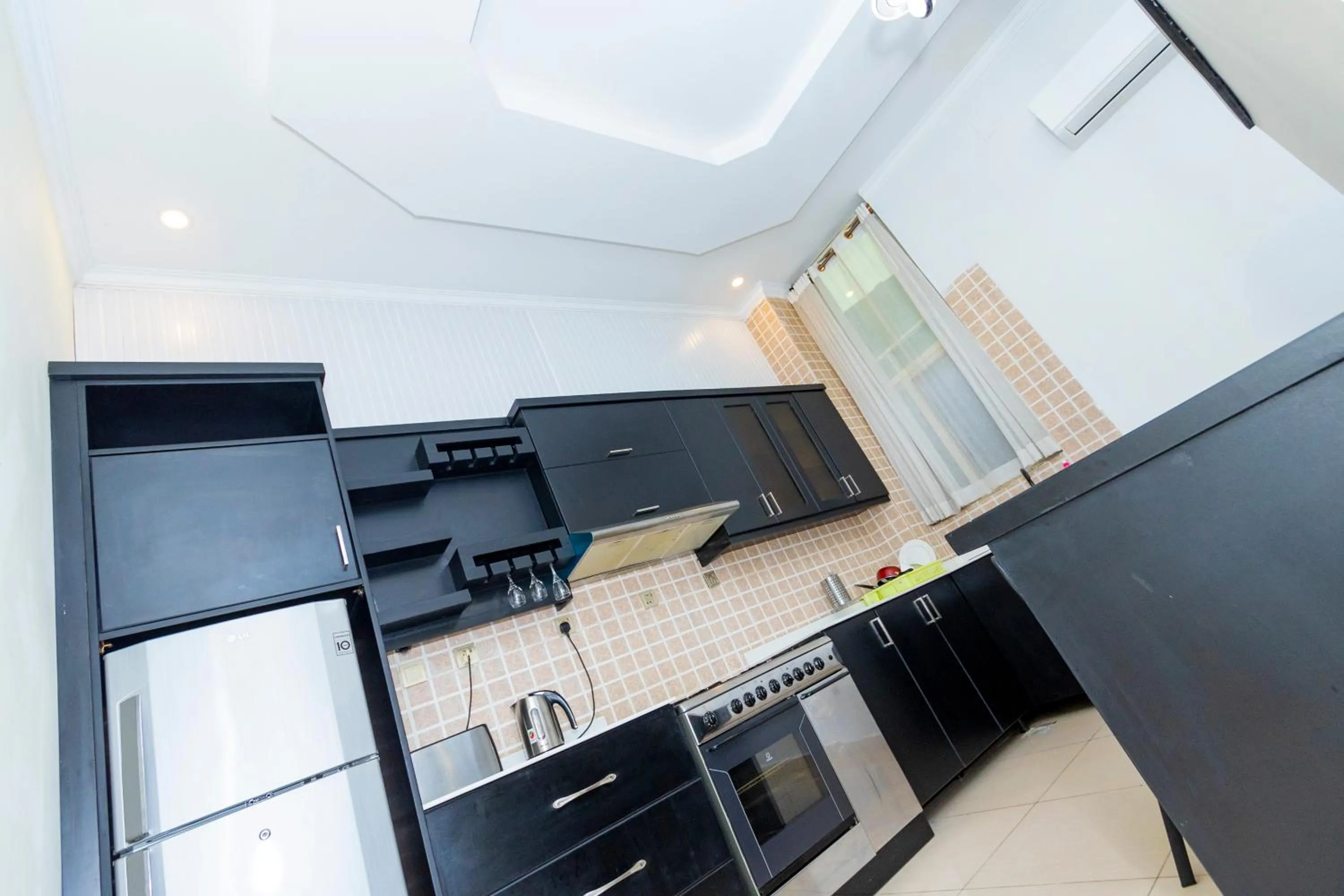 Kitchen or kitchenette in Grazia Apartment Hotel