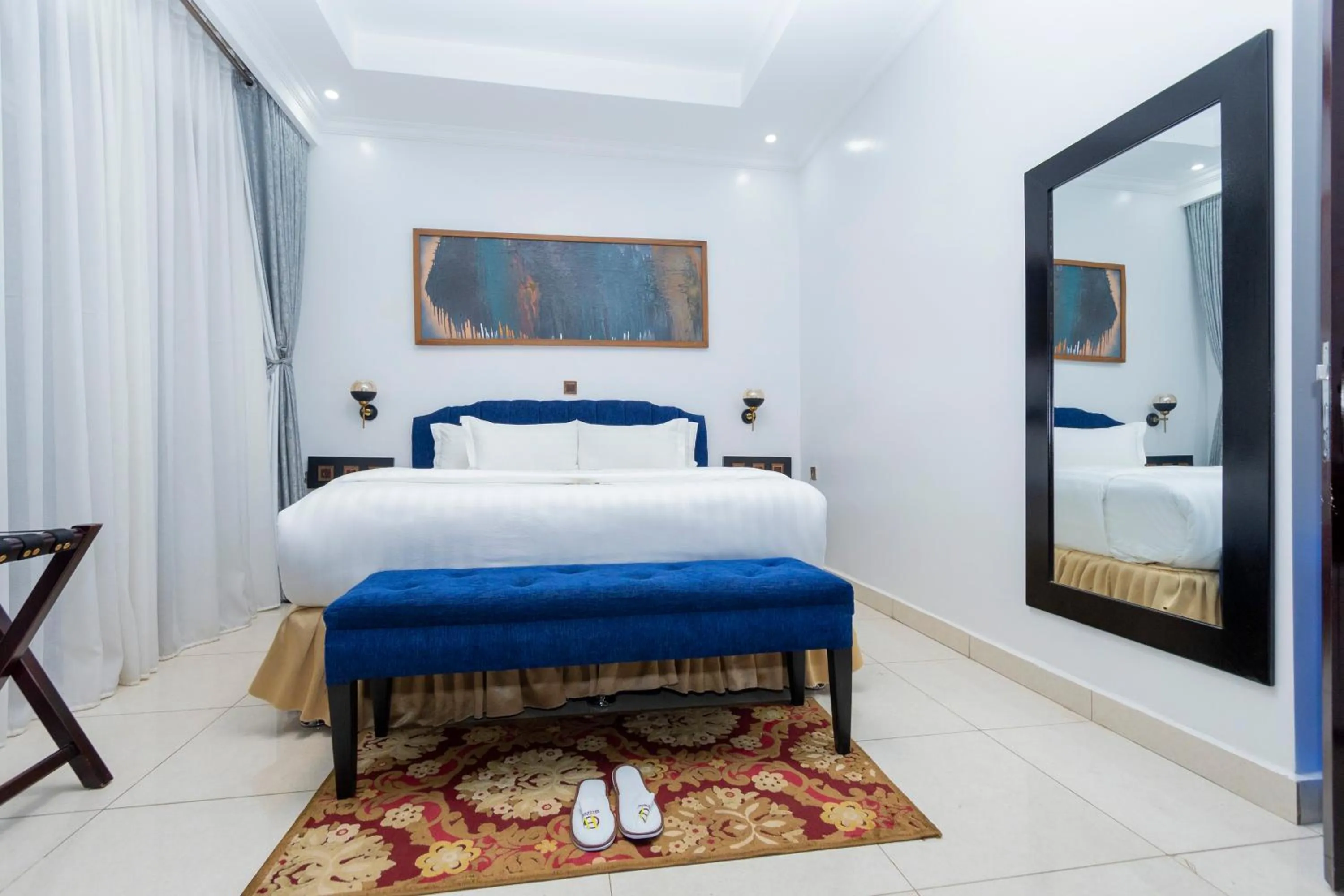 Bed in Grazia Apartment Hotel