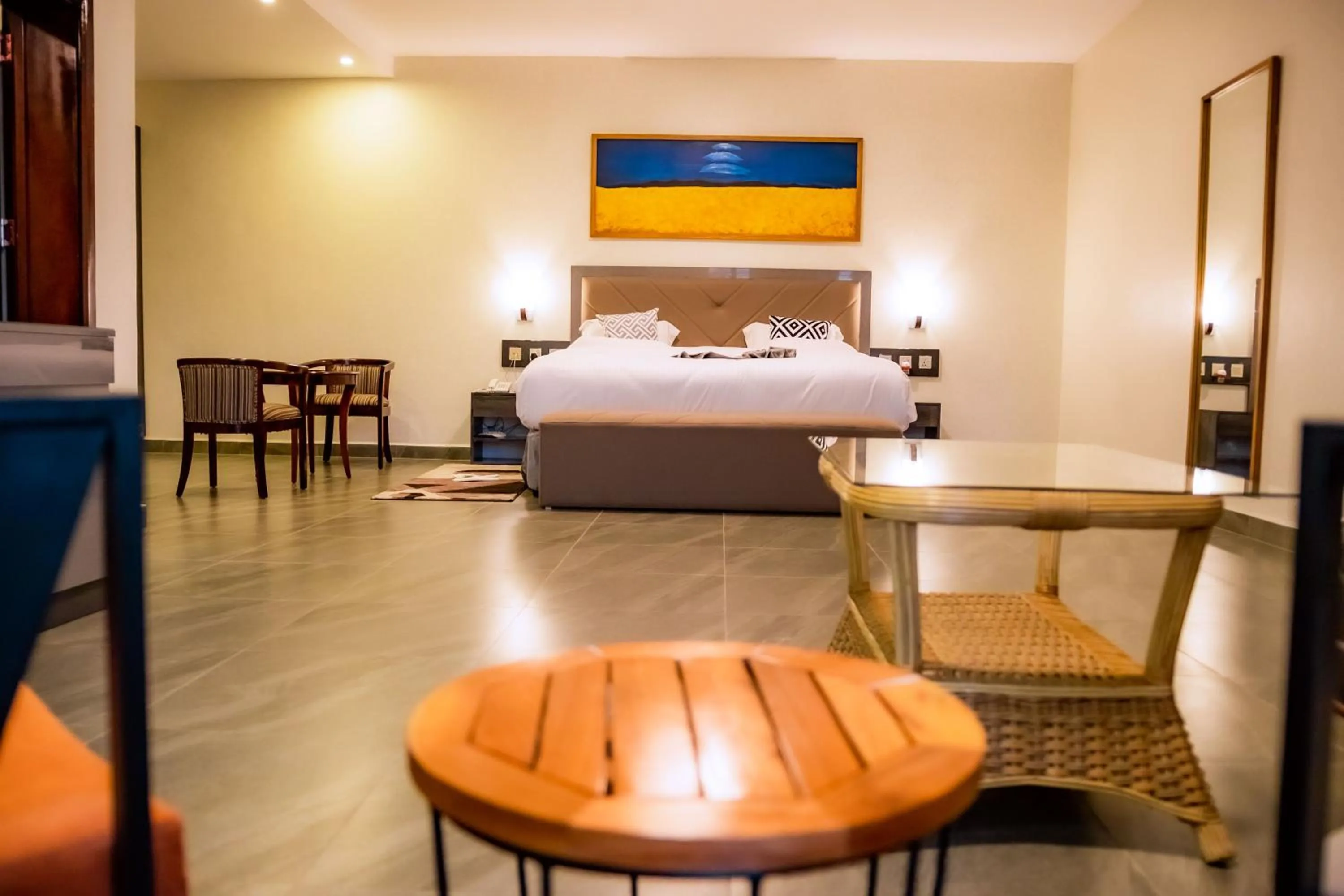 Bed in Grazia Apartment Hotel