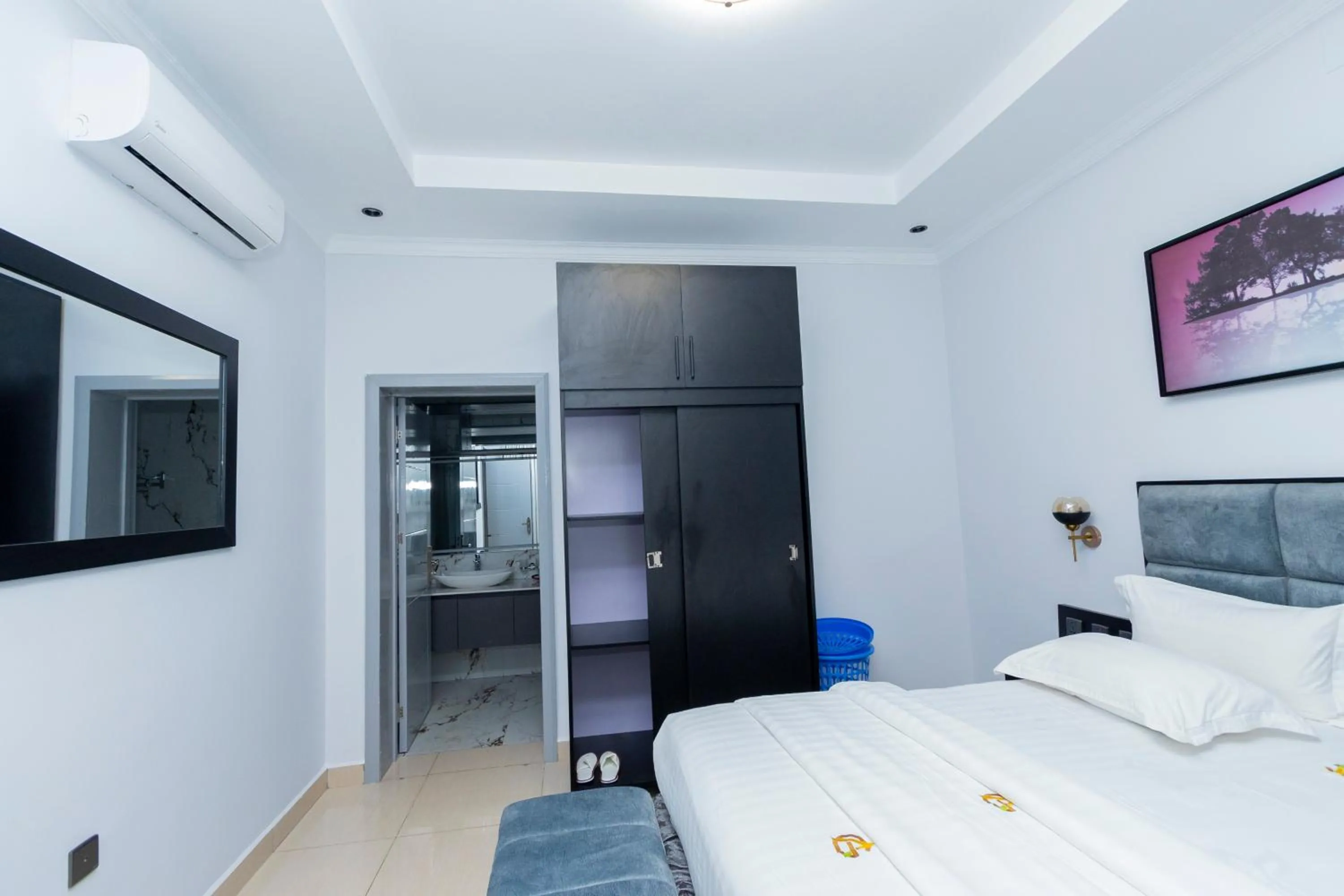 Bed in Grazia Apartment Hotel