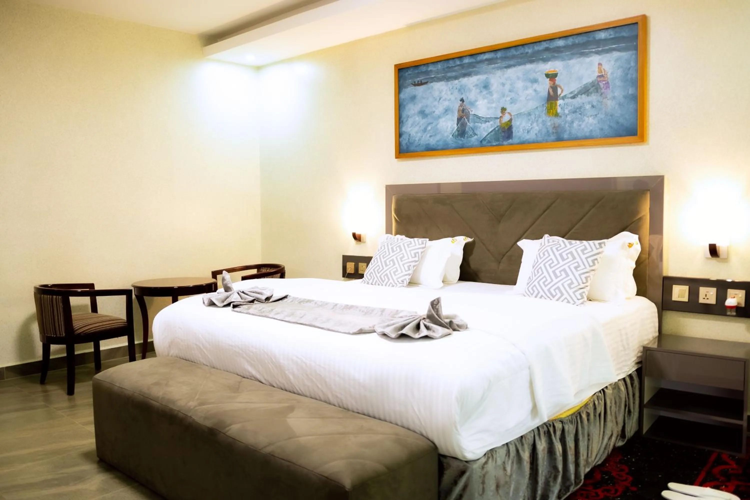 Bed in Grazia Apartment Hotel