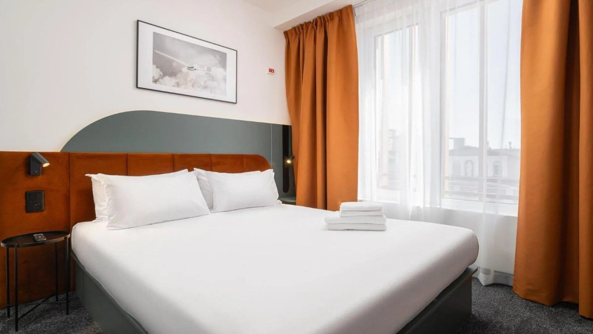 Photo of the whole room, Bed in B&B HOTEL Leszno