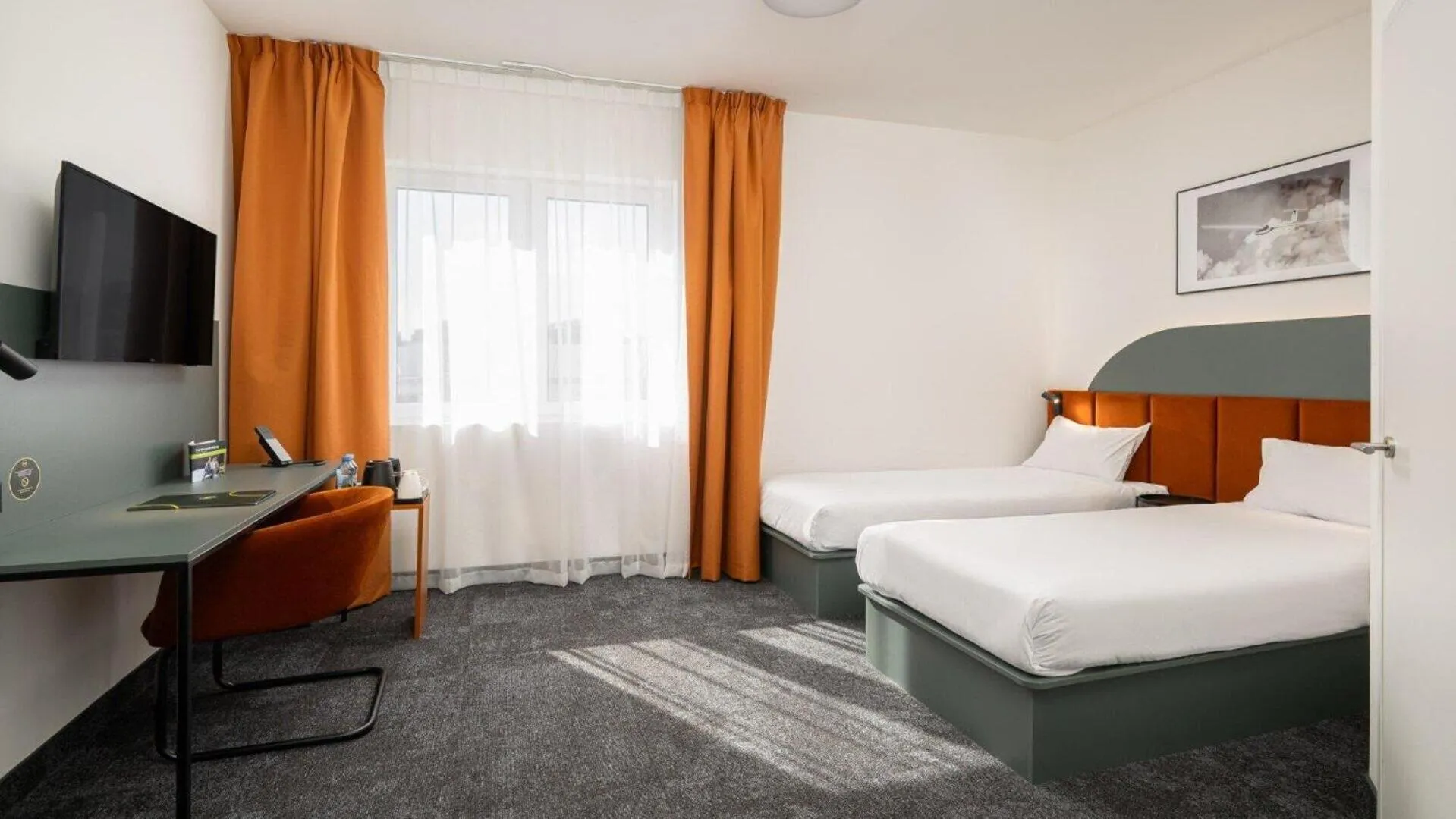 Photo of the whole room, Bed in B&B HOTEL Leszno