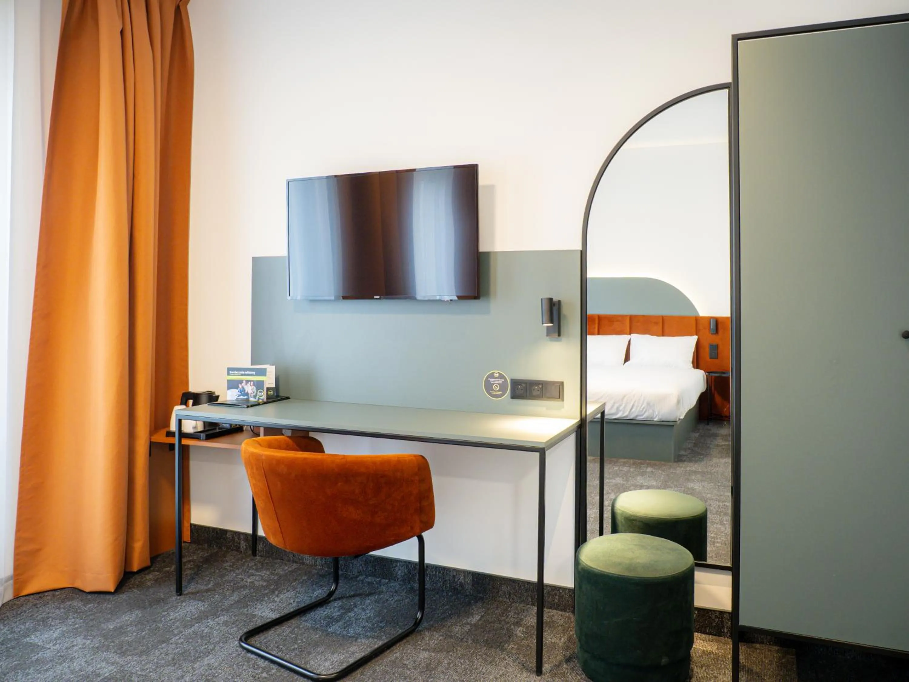 Bed in B&B HOTEL Leszno