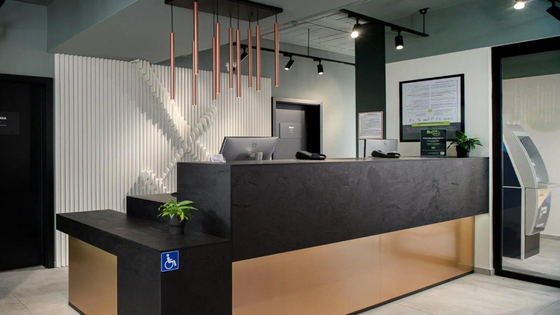 Lobby or reception in B&B HOTEL Leszno